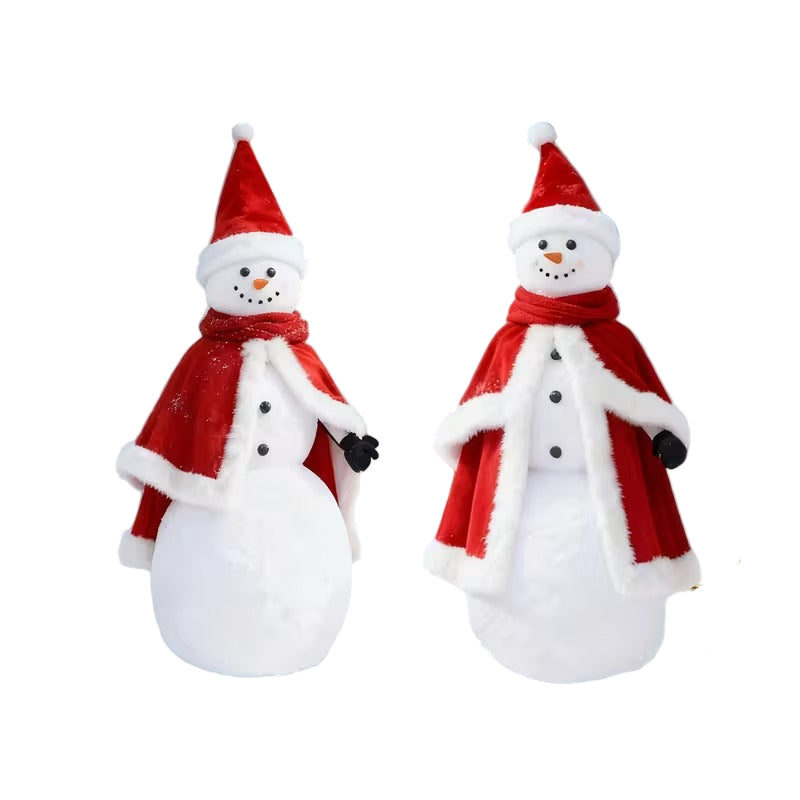 2D Flat Snowman Christmas Lawn Decoration (2pcs)-0