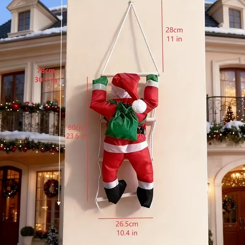Life-Size Santa Claus Hanging Decoration Display-2