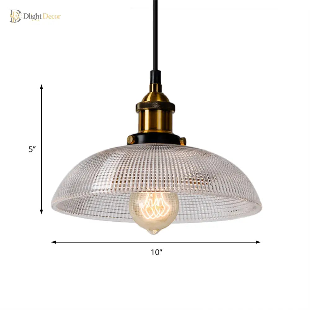 Industrial Brass Pendant Light | Kitchen Island Lighting