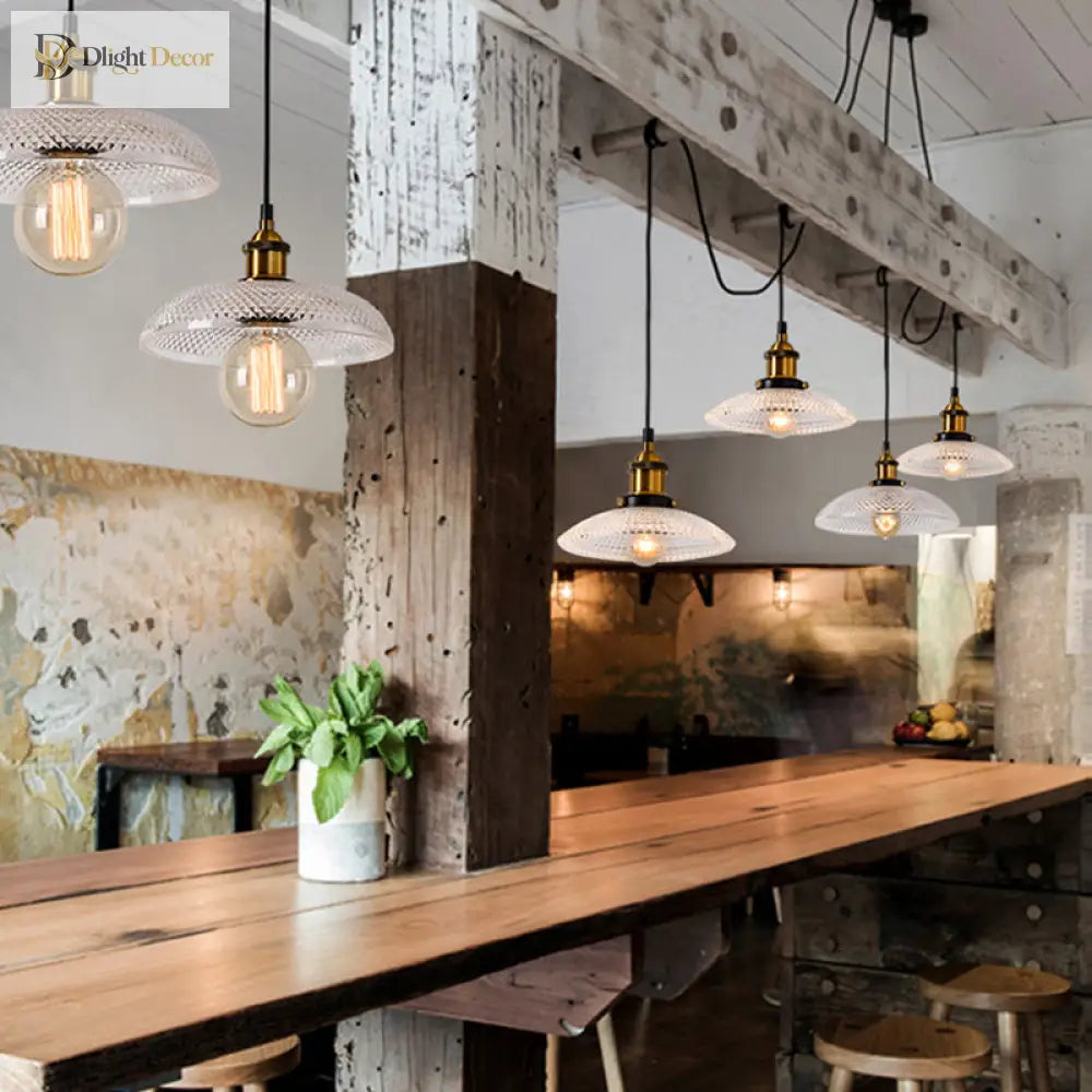 Industrial Brass Pendant Light | Kitchen Island Lighting