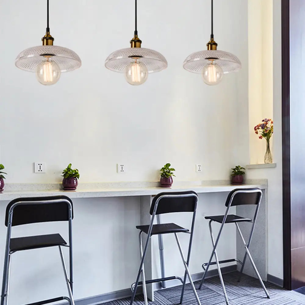 Industrial Brass Pendant Light | Kitchen Island Lighting