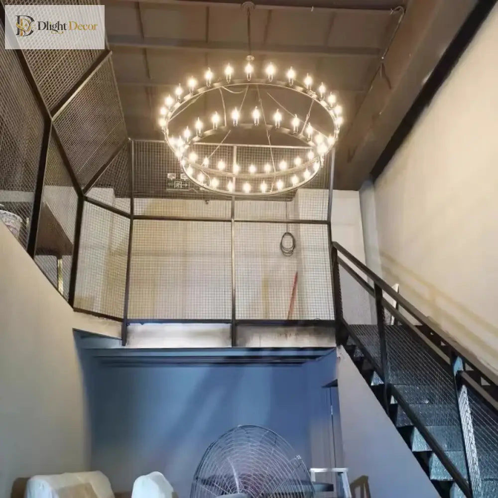 Industrial Vintage Chandelier | Dining Room Home Lighting