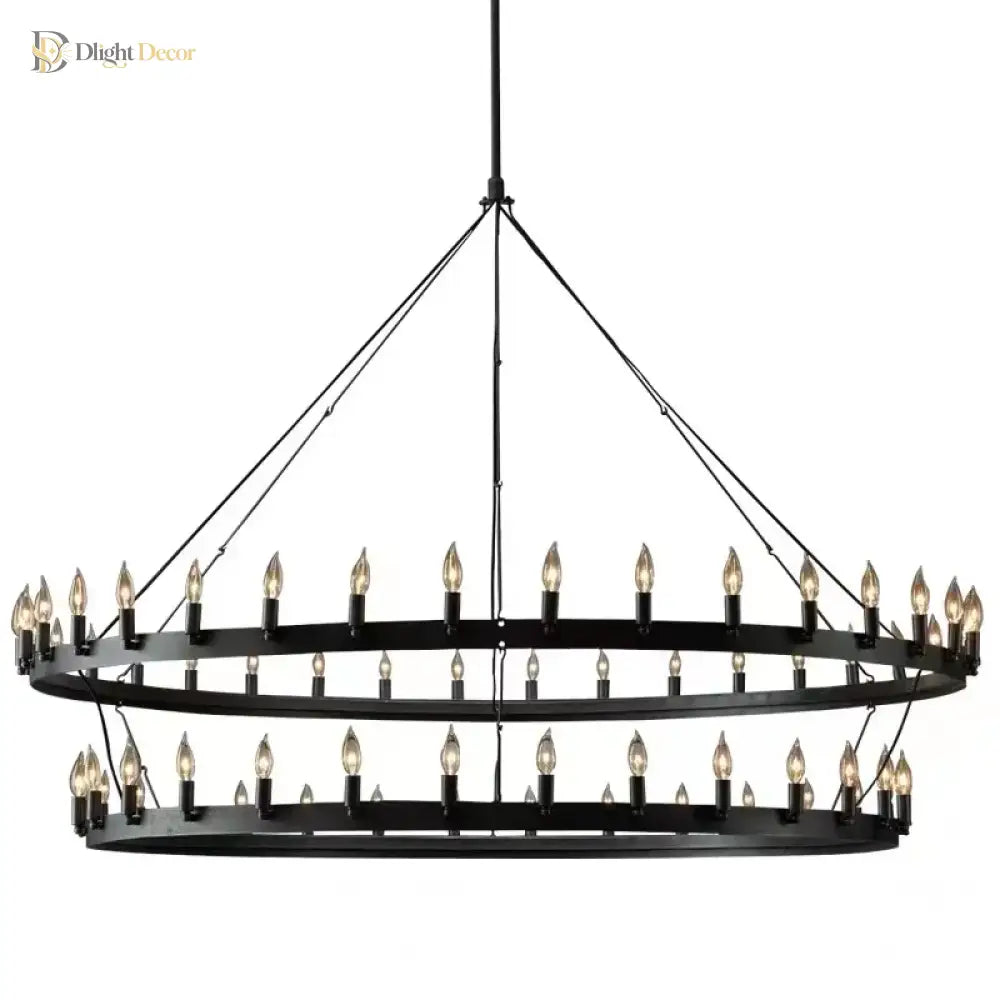 Industrial Vintage Chandelier | Dining Room Home Lighting