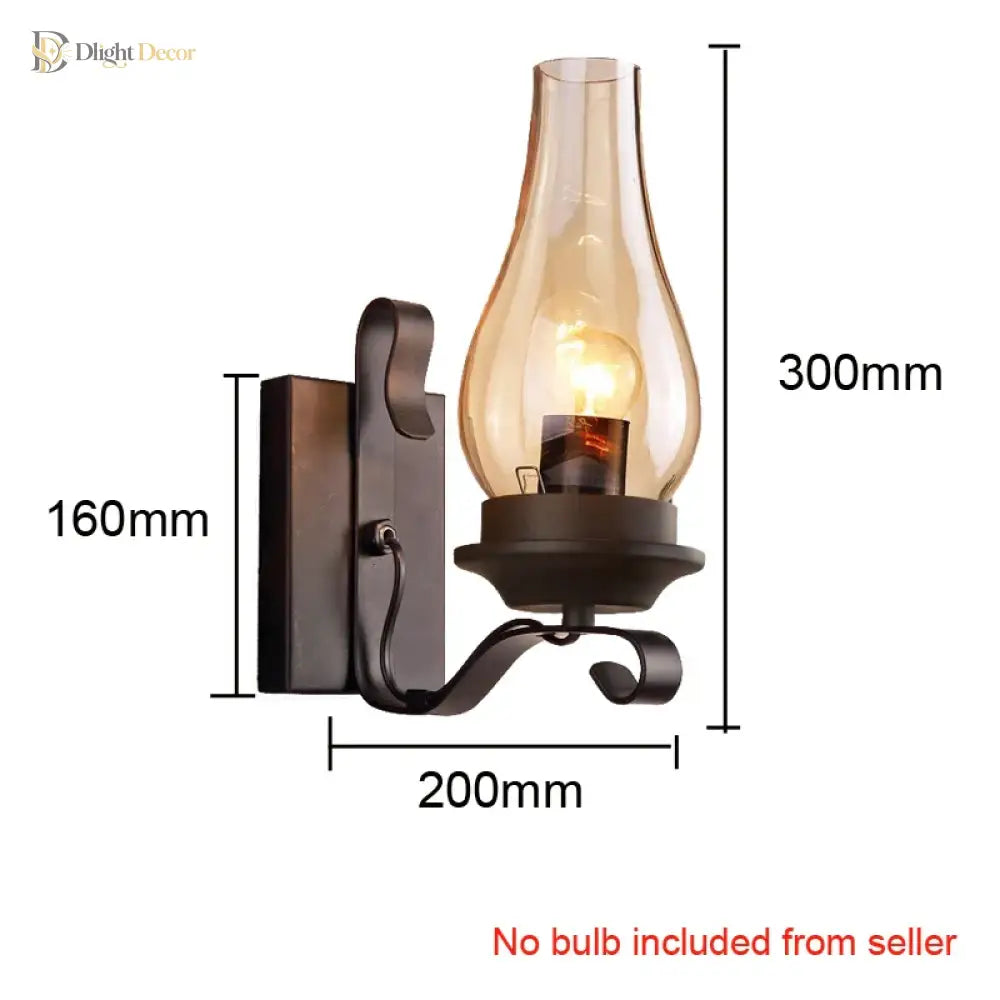 Industrial Wall Sconce | Bedroom & Hallway Home Lighting