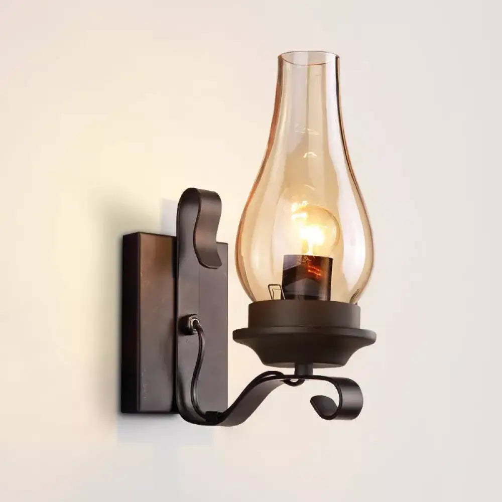 Industrial Wall Sconce | Bedroom & Hallway Home Lighting