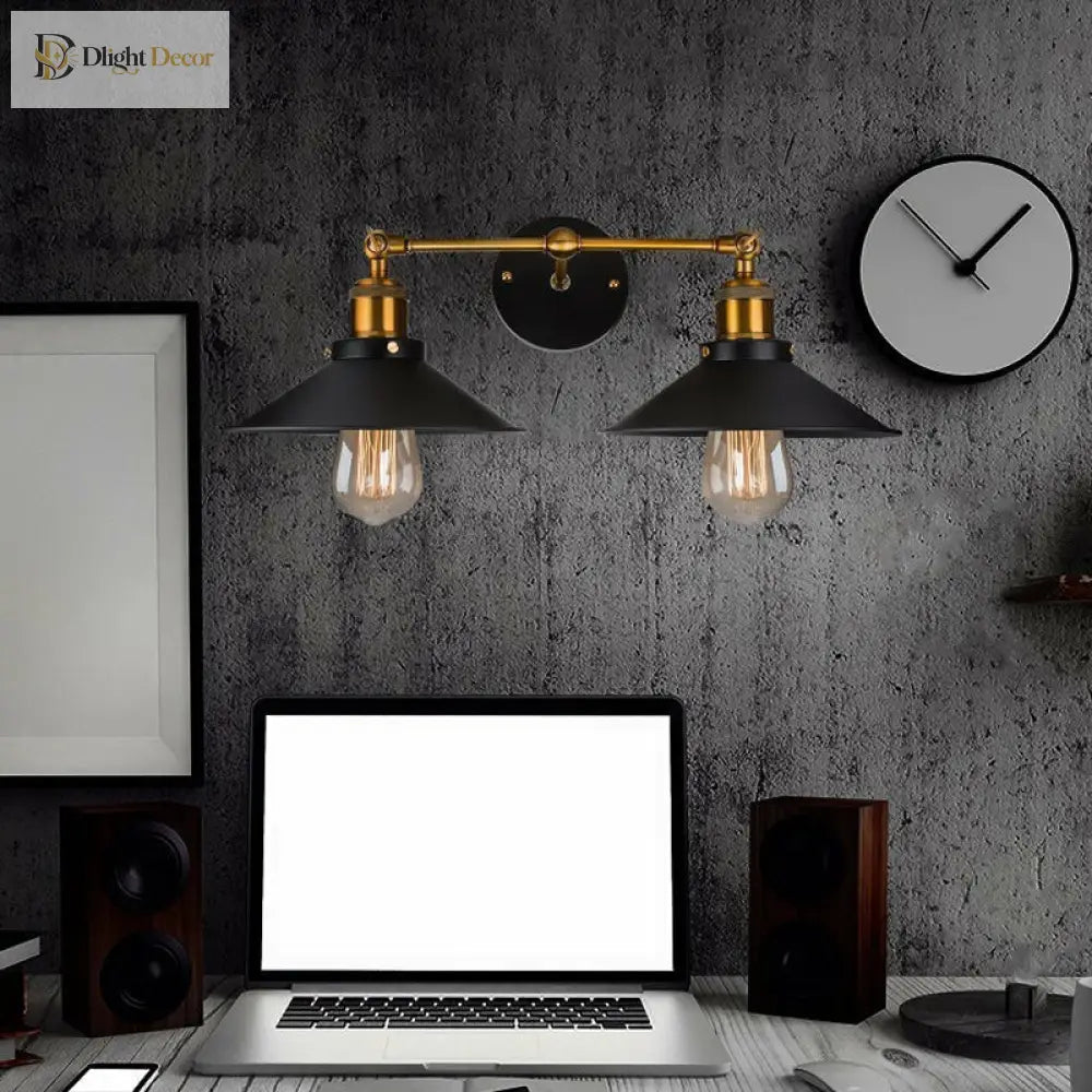 Industrial Wall Sconce | Modern Bedroom & Hallway Lighting