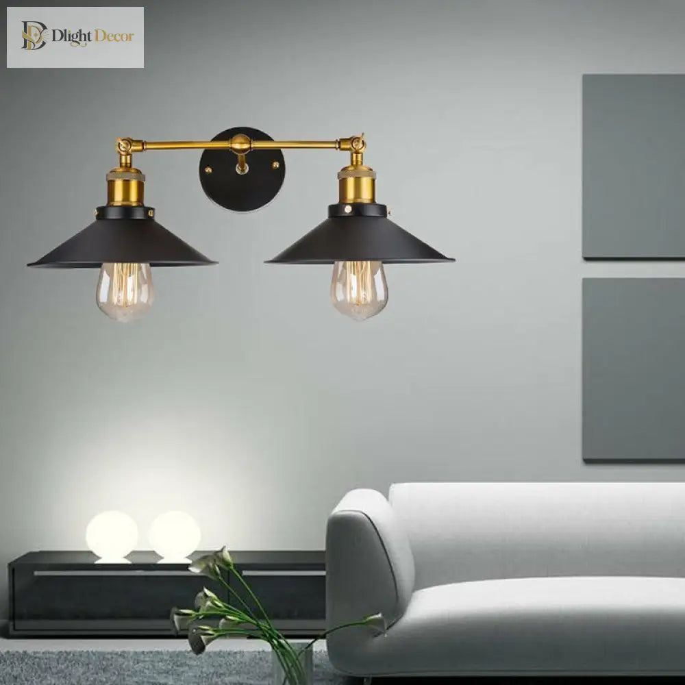 Industrial Wall Sconce | Modern Bedroom & Hallway Lighting