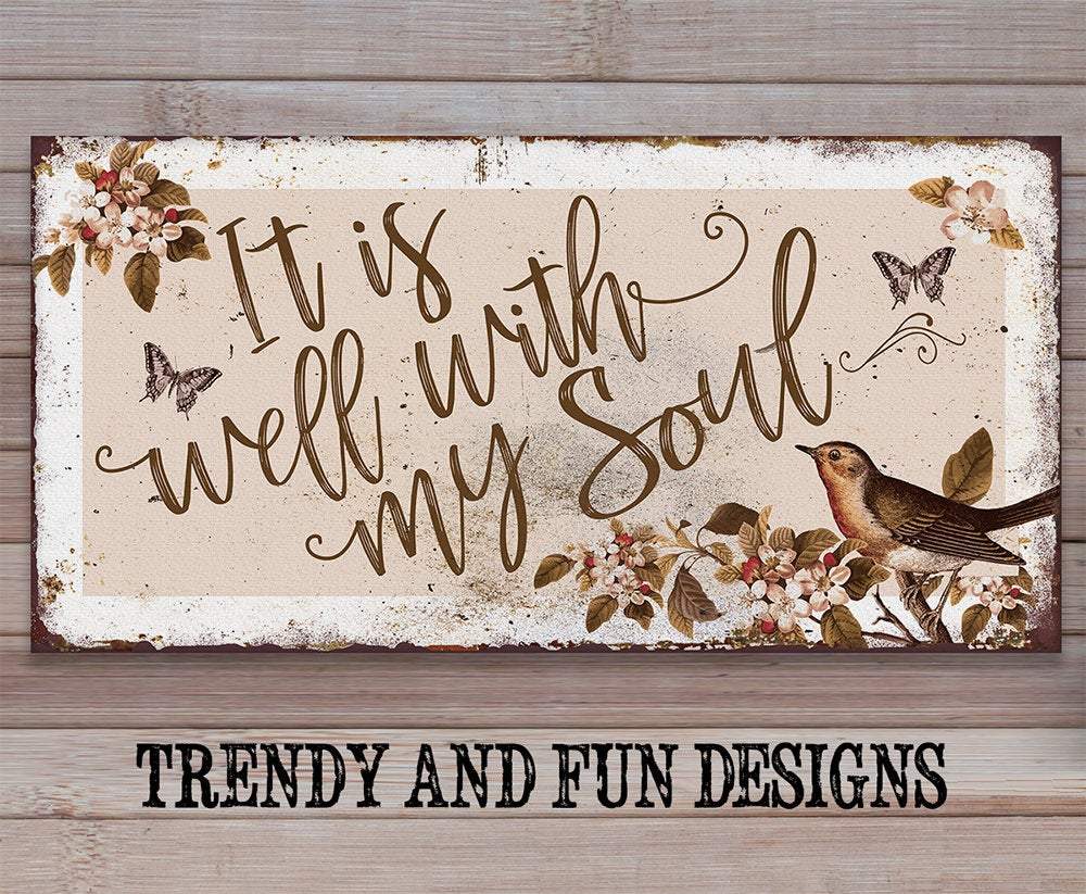 It Is Well With My Soul - Canvas