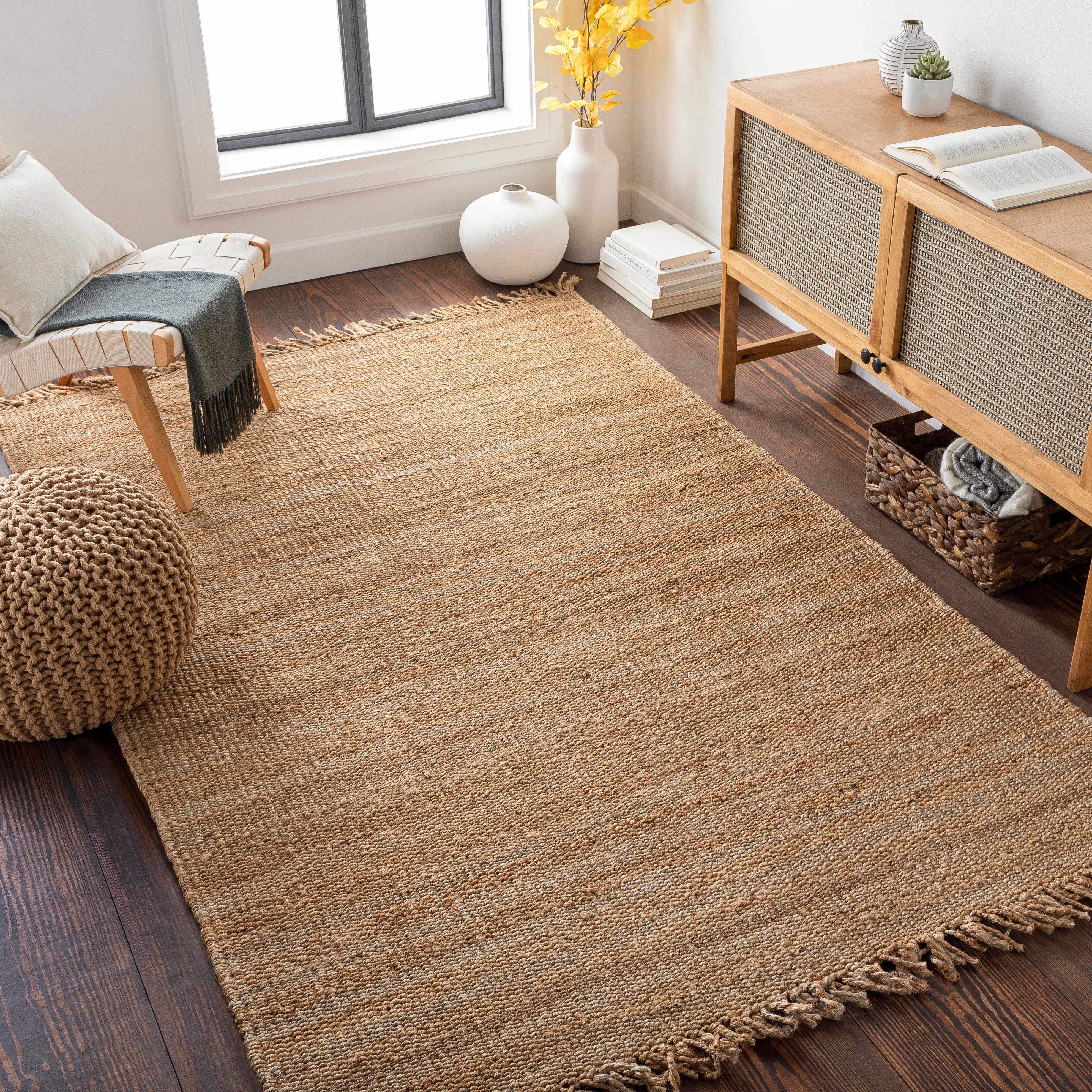 Oaks Perfect Flatweave Jute Rug-3