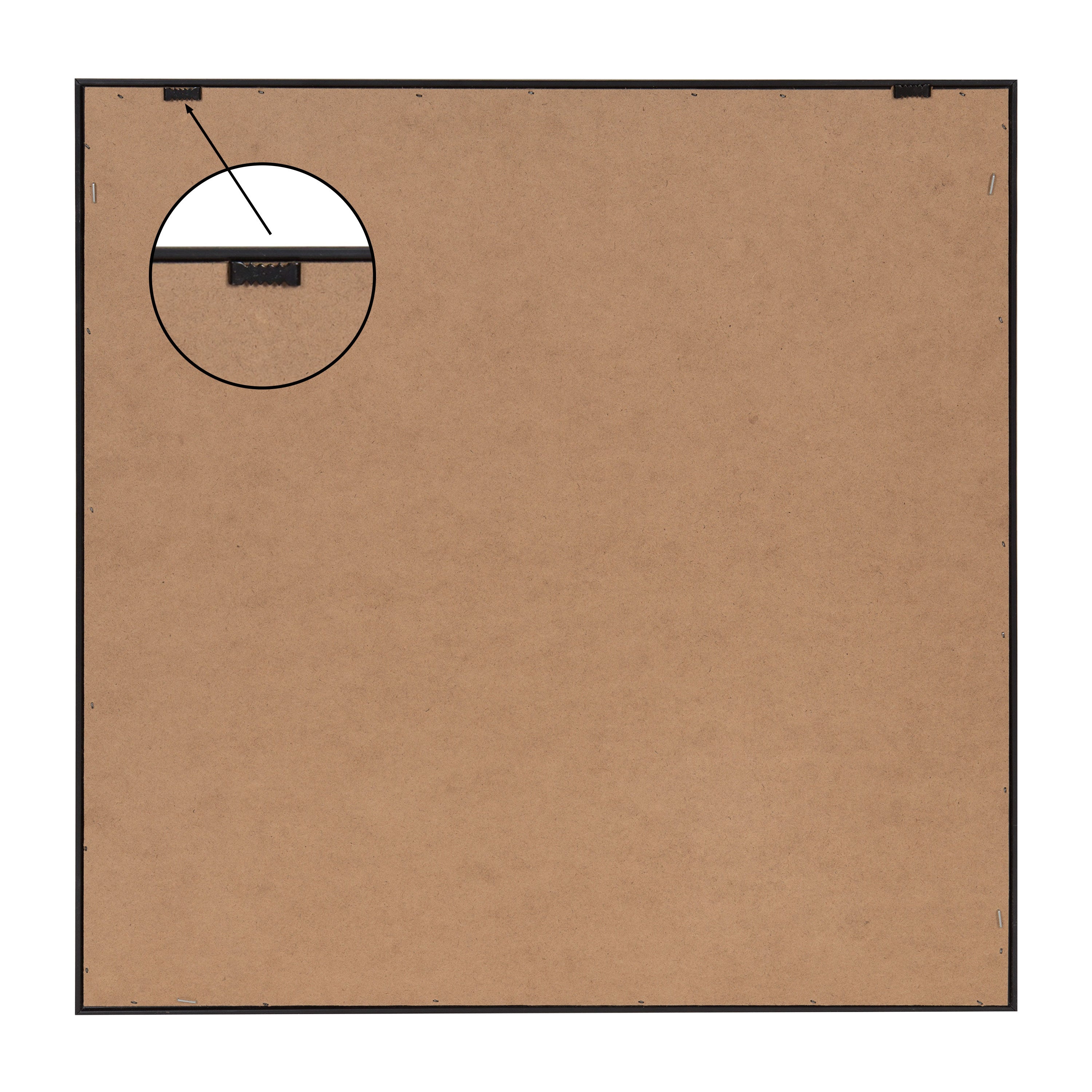 Sylvie Minimalist Evergreen Trees Sketch Framed Canvas by The Creative Bunch Studio