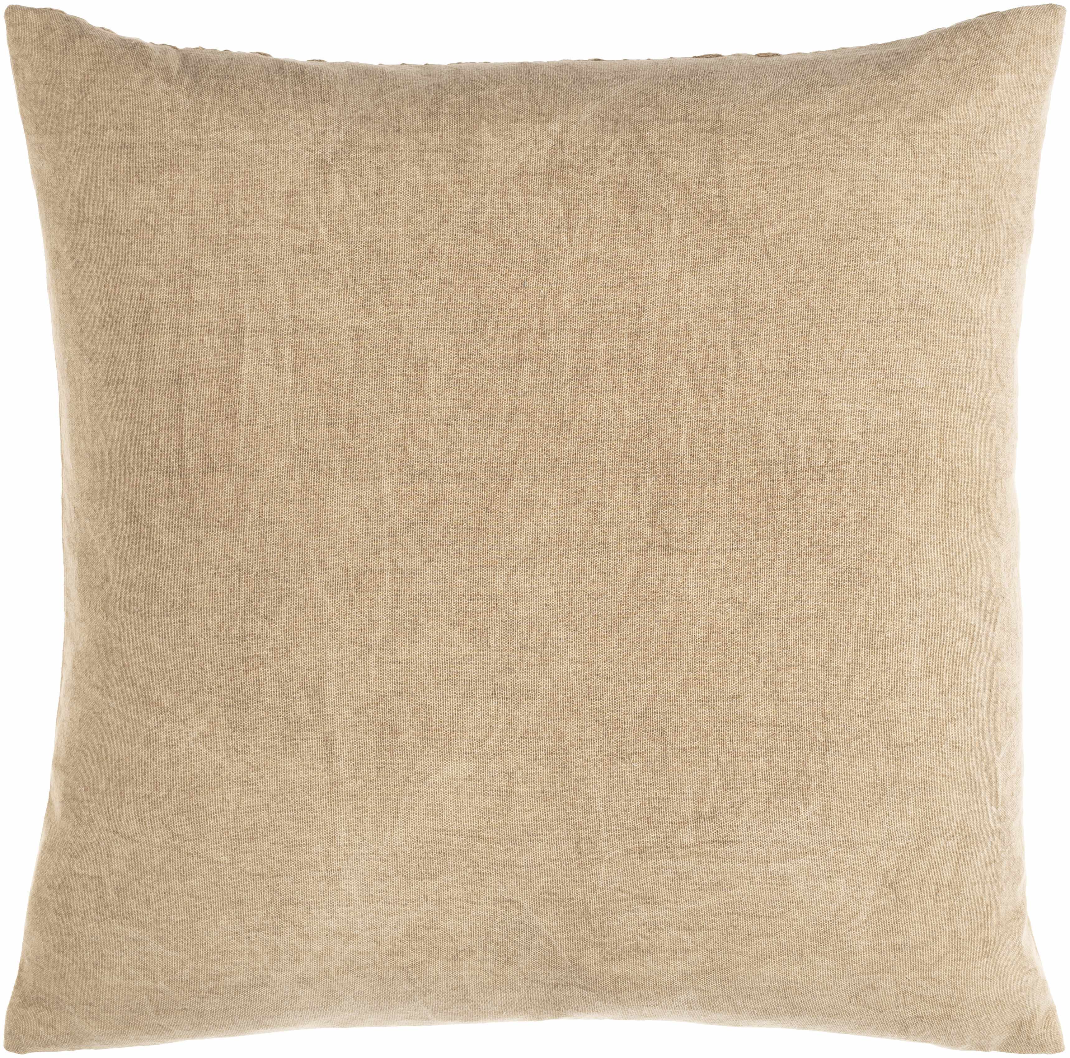 Jira Beige Square Throw Pillow-4