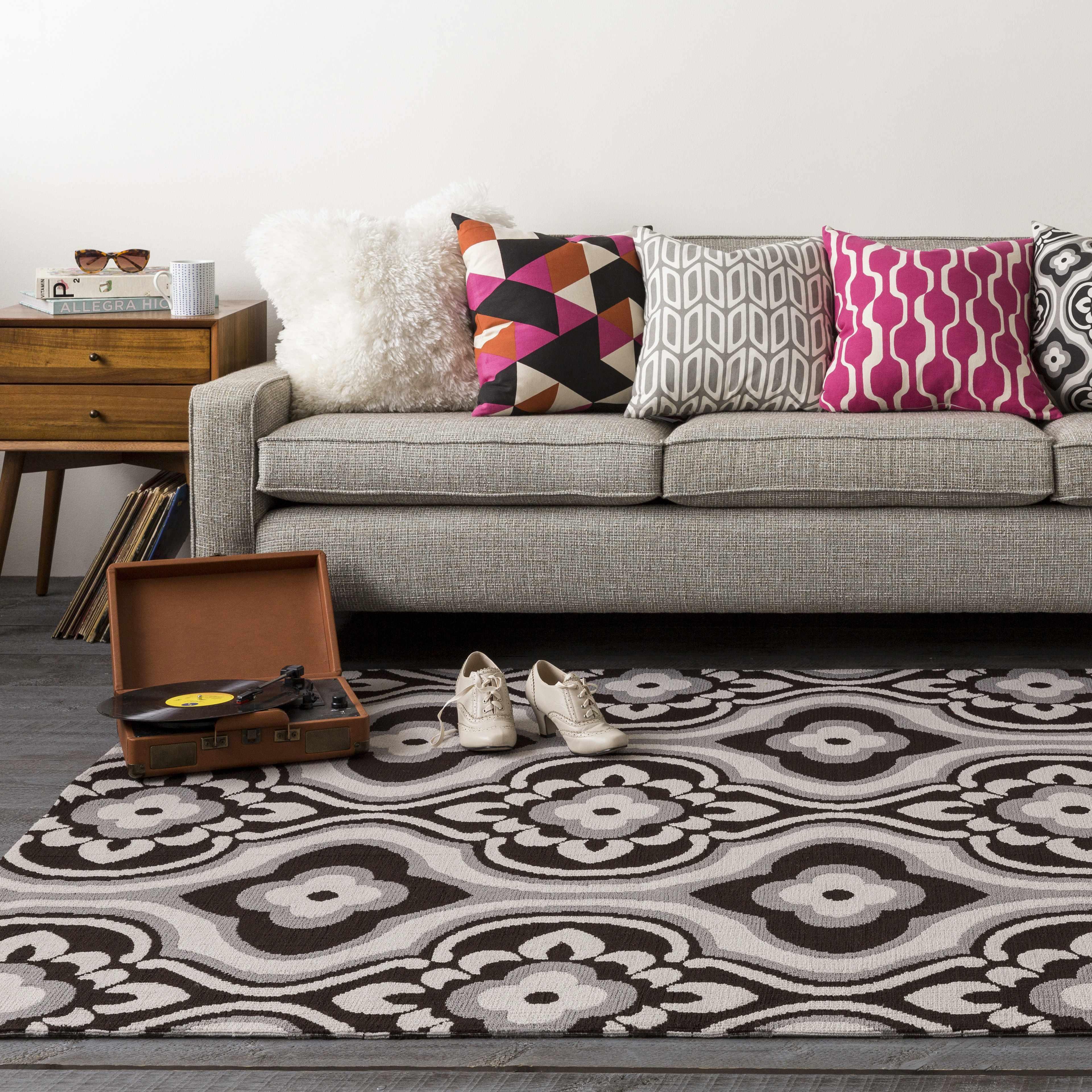 Butterwick Pink Geometric Accent Pillow - Clearance-2