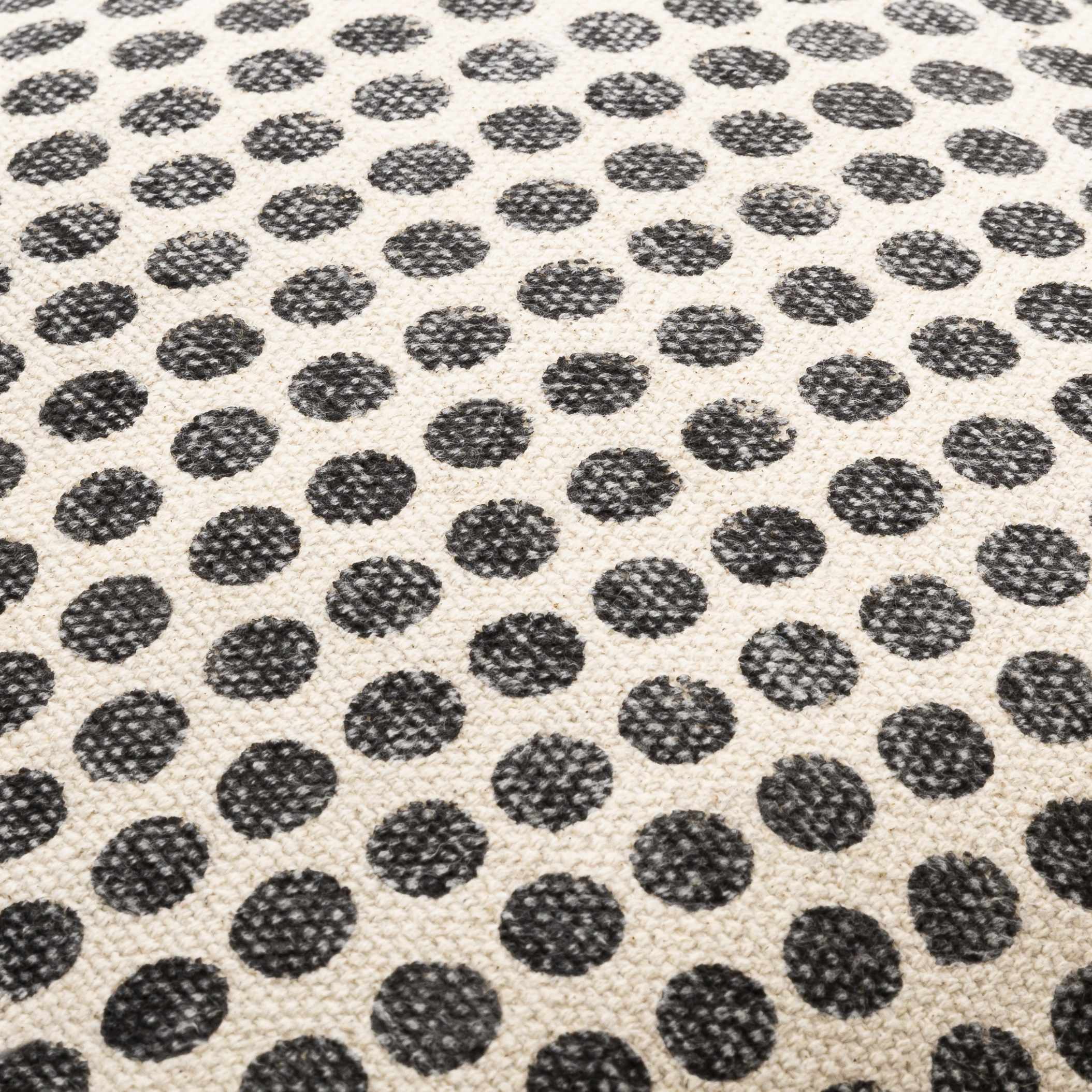 Jubasan Monochrome Dotted Cotton Throw Pillow-4