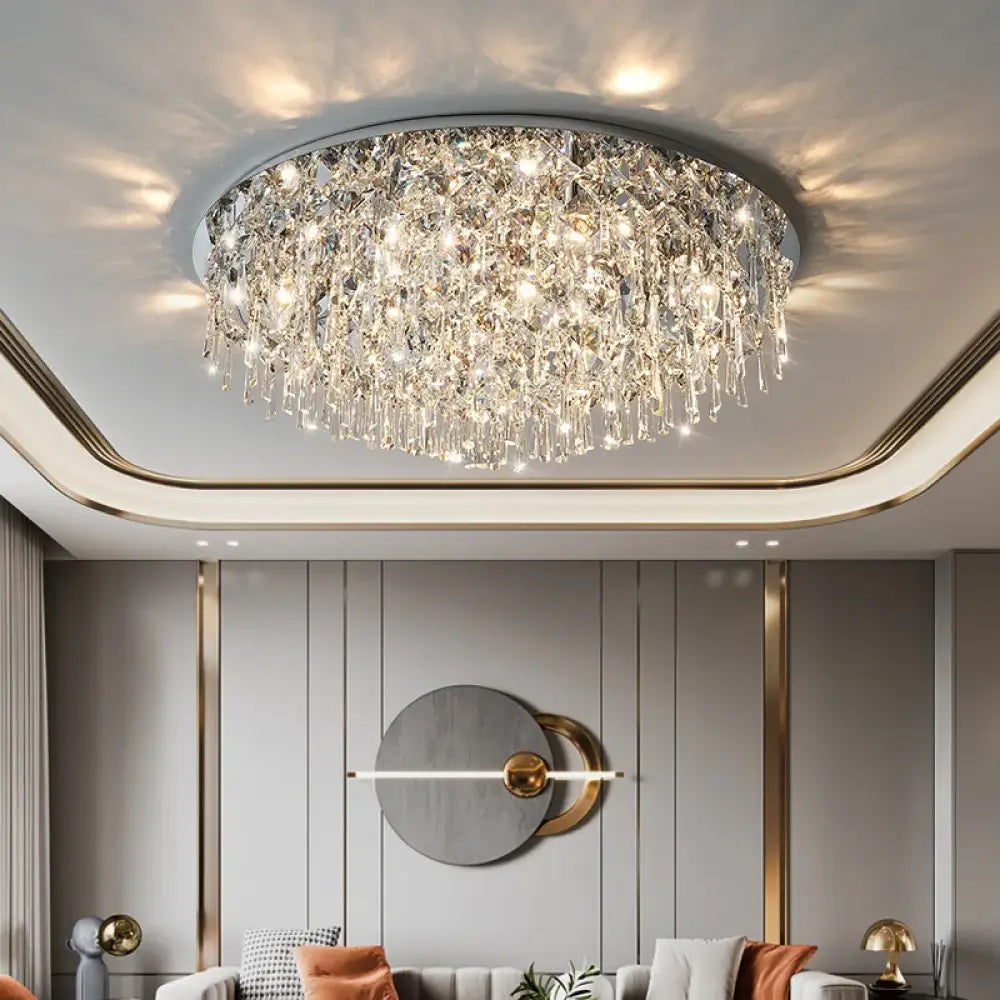 K9 LED Art Deco Modern Ceiling Light | Bedroom Lighting