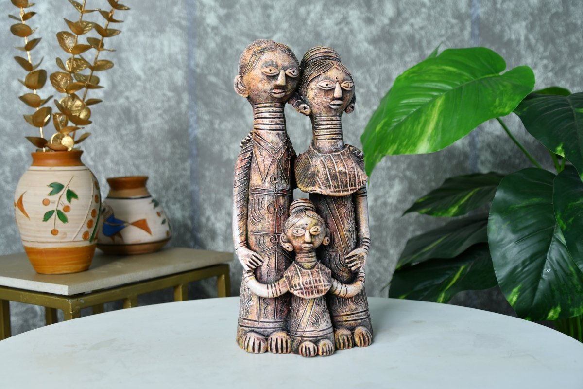 Sowpeace Kayan Family Terracotta Tabletop Decor-3