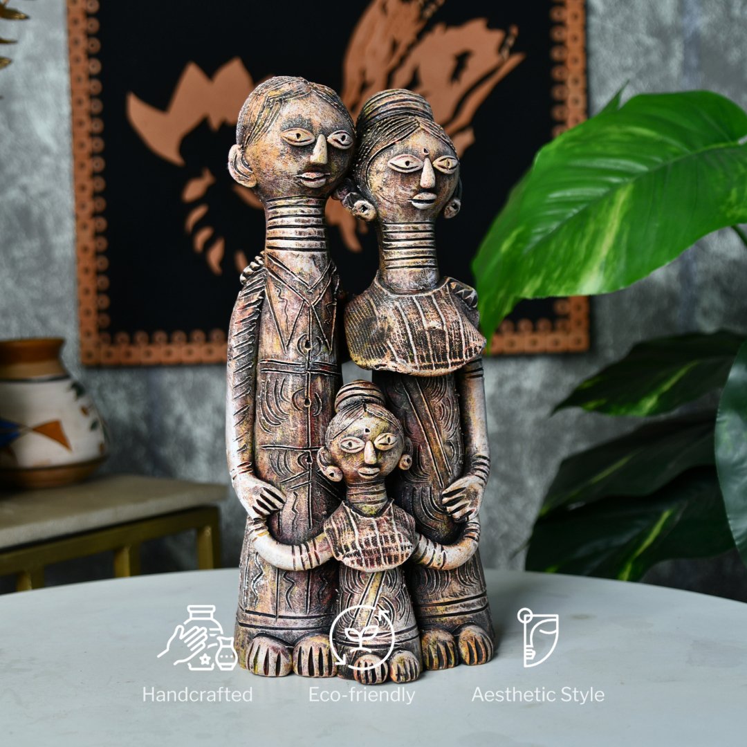 Sowpeace Kayan Family Terracotta Tabletop Decor-4