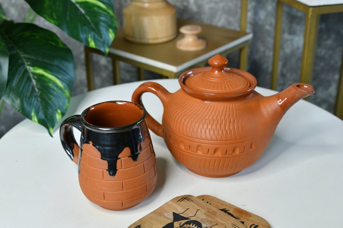 Sowpeace Terracotta Kettle: Artful Fusion for Home and Kitchen-10