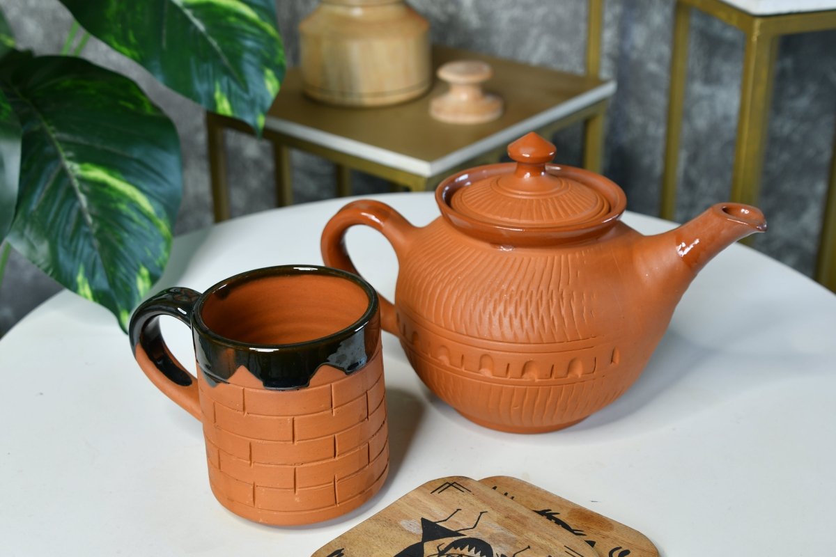 Sowpeace Terracotta Kettle: Artful Fusion for Home and Kitchen-11