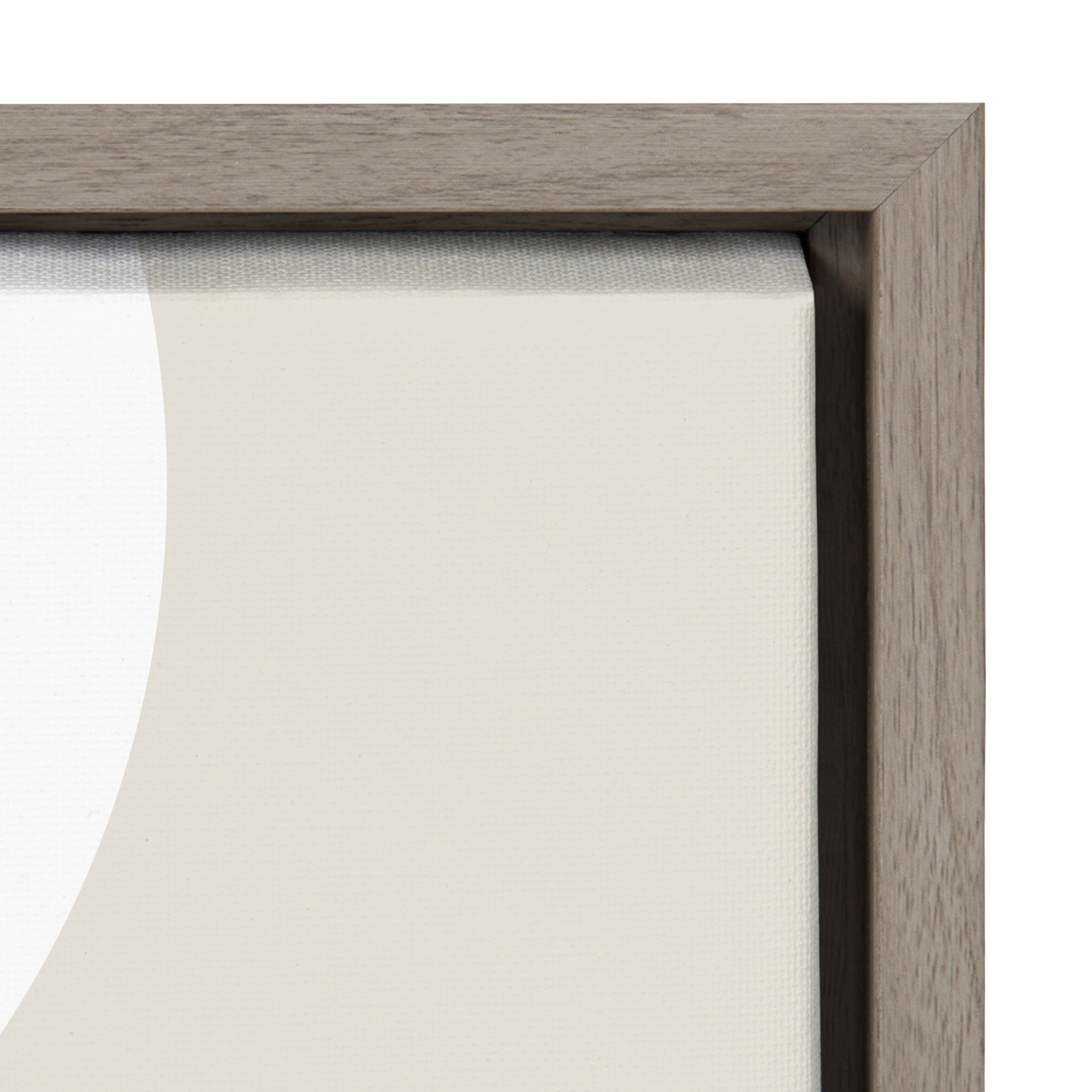 Sylvie Full Moon over the Mountain Top Framed Canvas by The Creative Bunch Studio