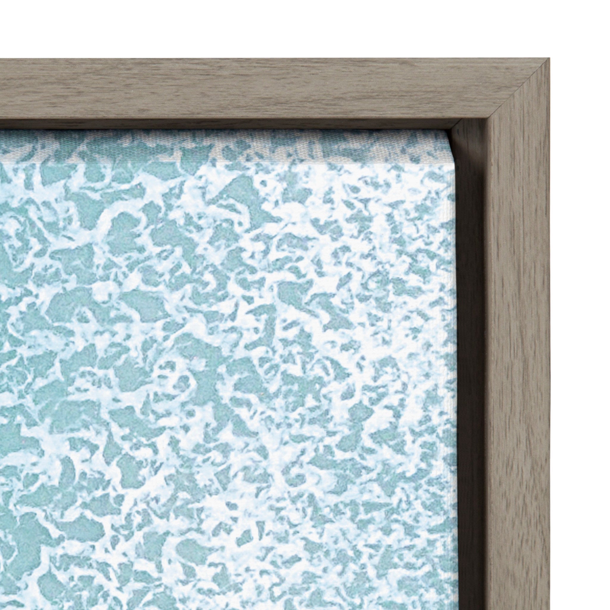 Sylvie Tropical Escape Framed Canvas by The Creative Bunch Studio