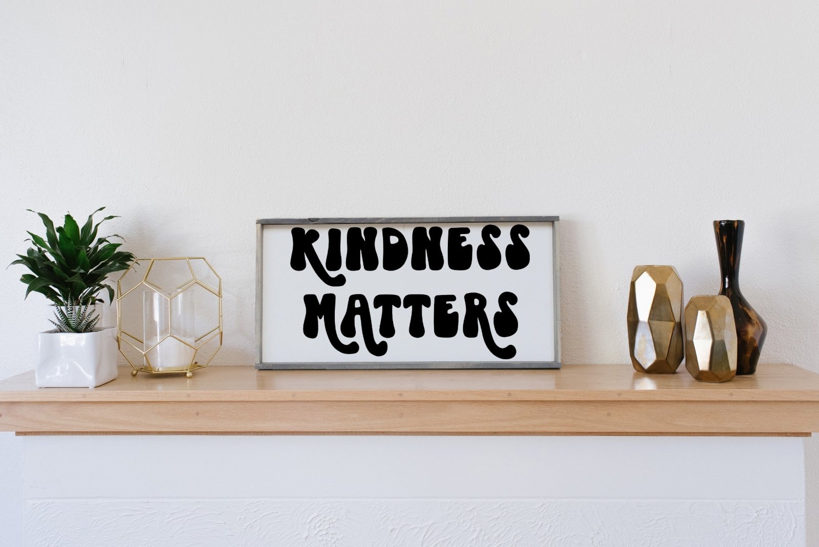 Kindness Matters Wood Sign-7