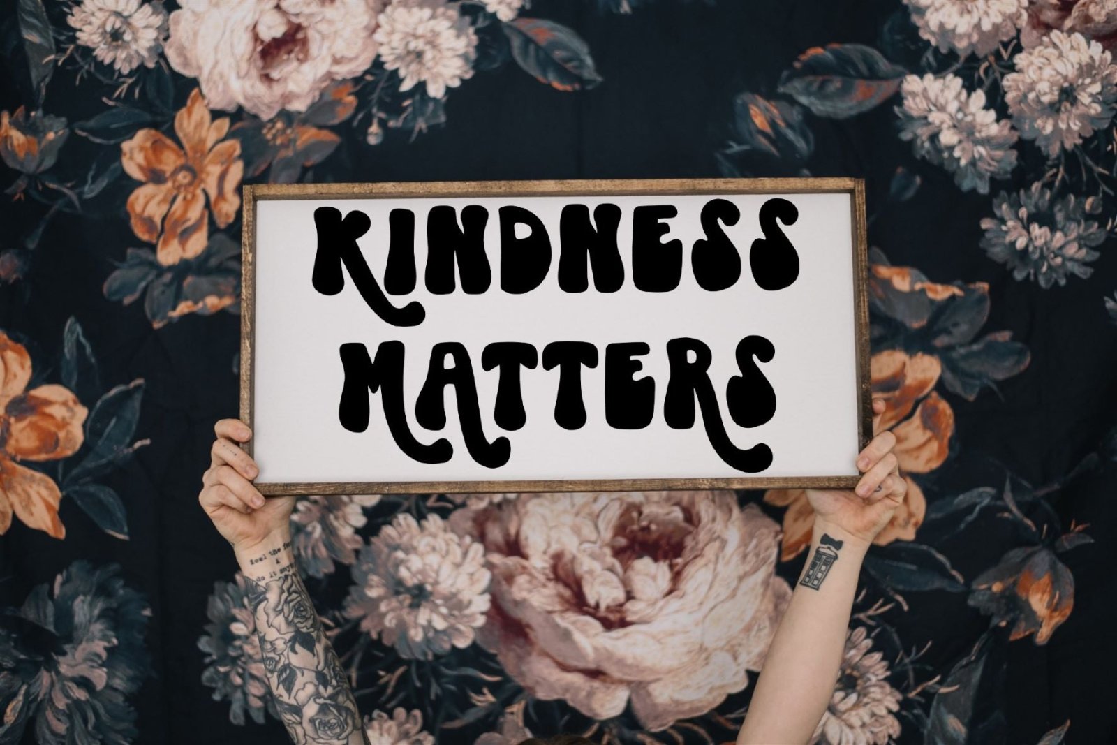 Kindness Matters Wood Sign-2