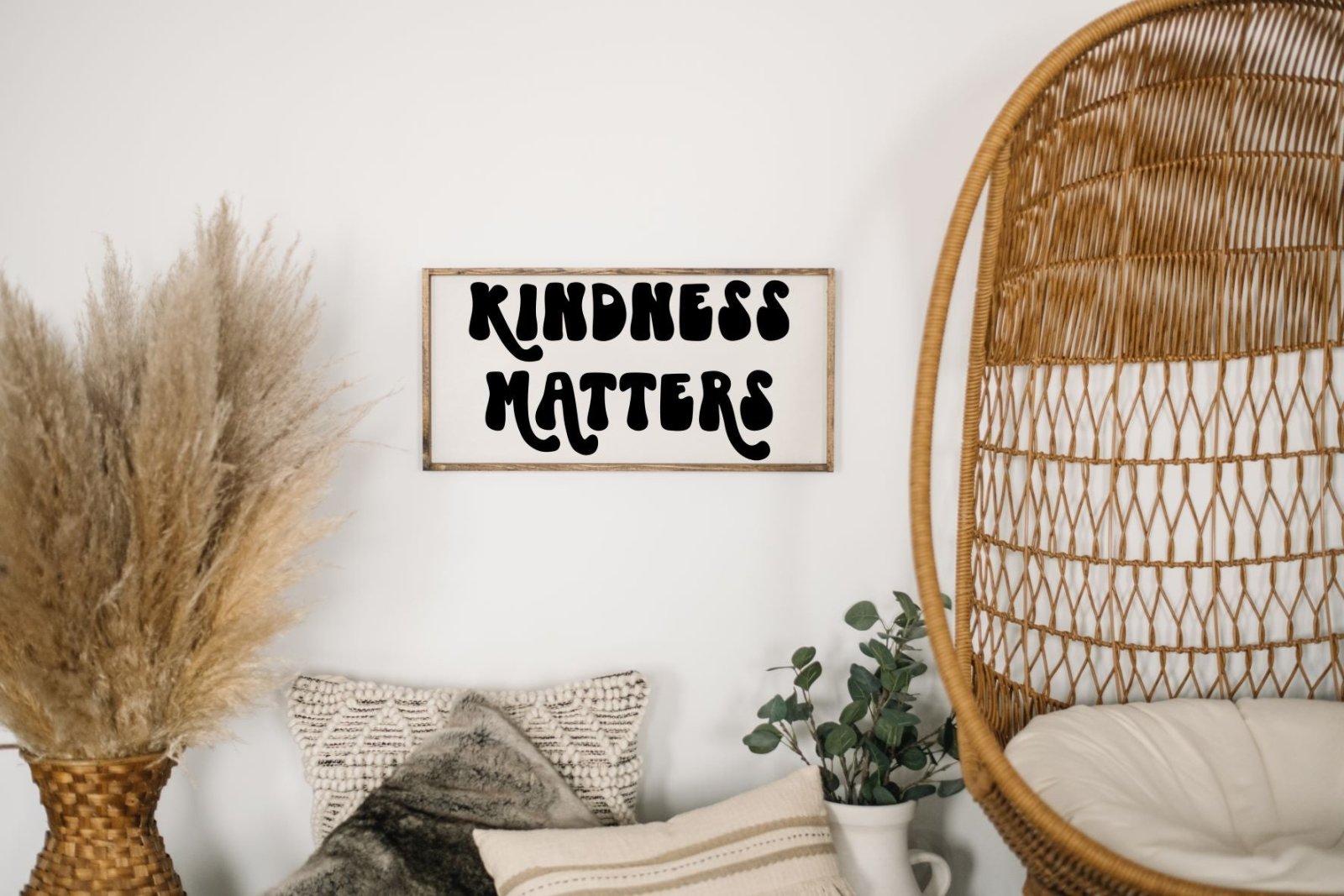 Kindness Matters Wood Sign-4