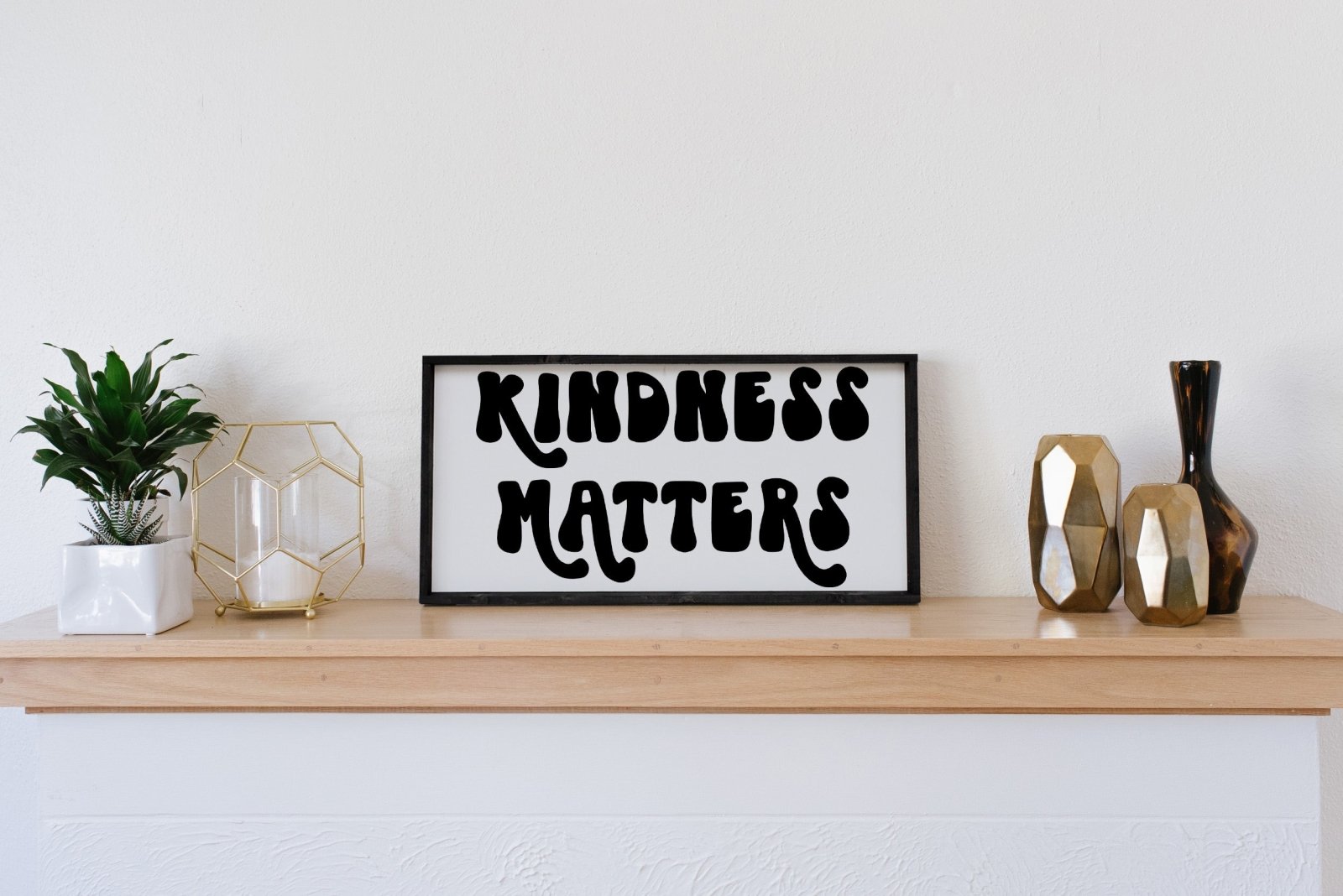 Kindness Matters Wood Sign-6