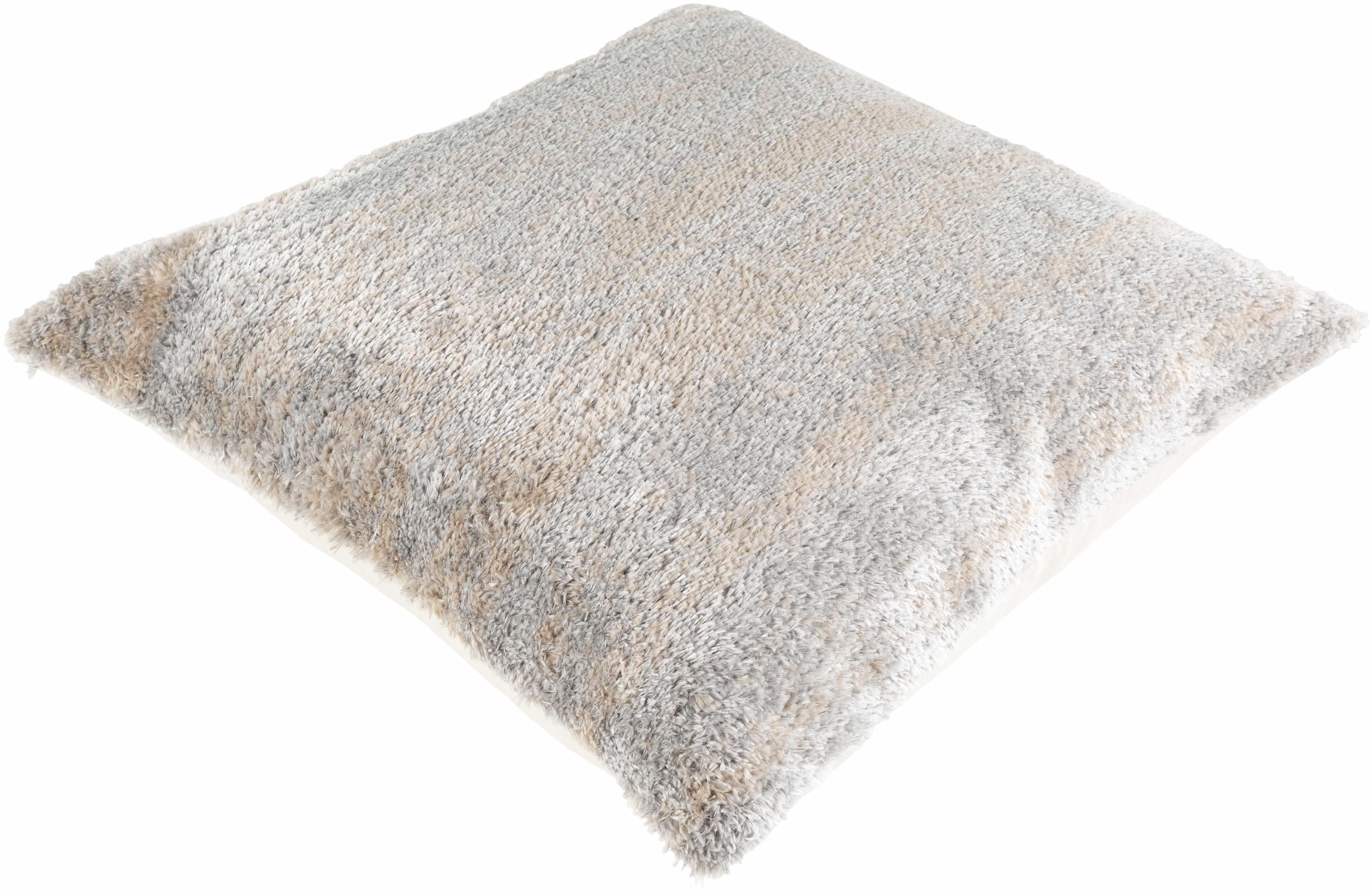 Kinnear Plush Gray&Beige Throw Pillow - Clearance - PRHOMZ