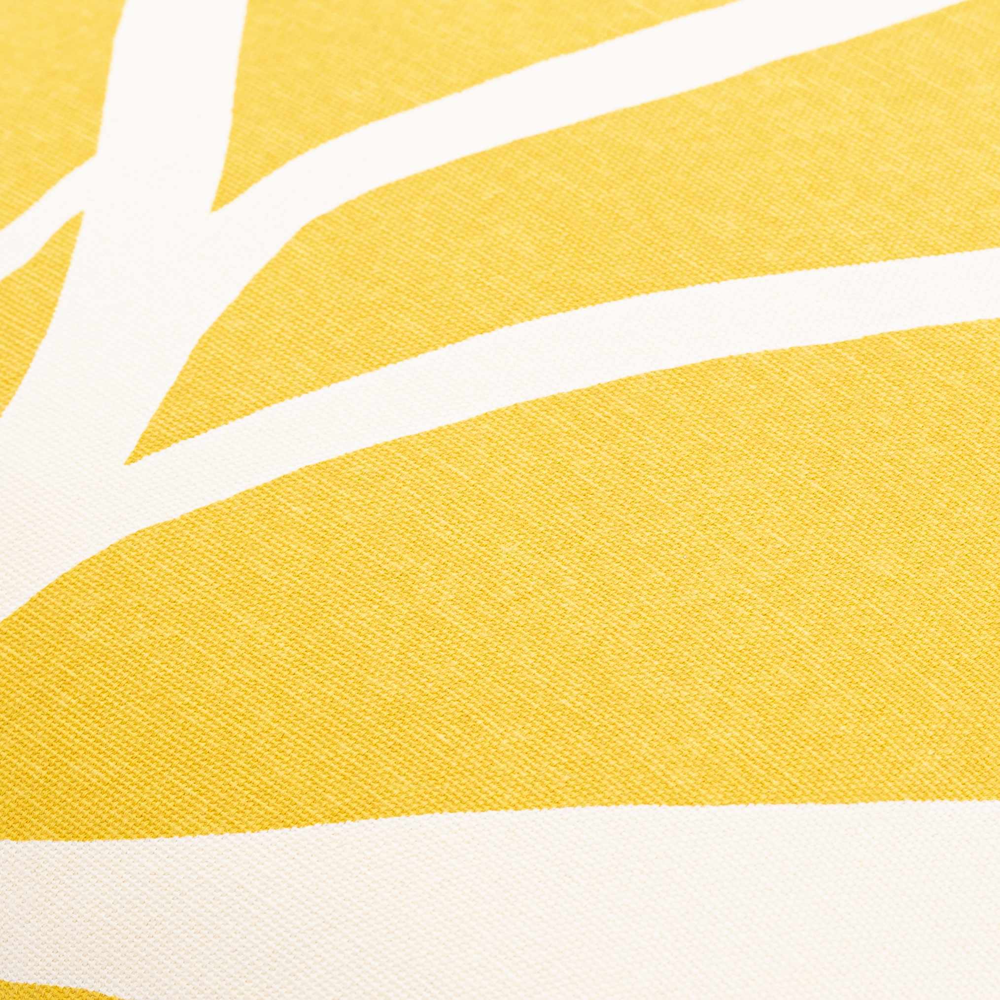 Kalang Yellow Leaf Abstract Accent Pillow - Clearance-2