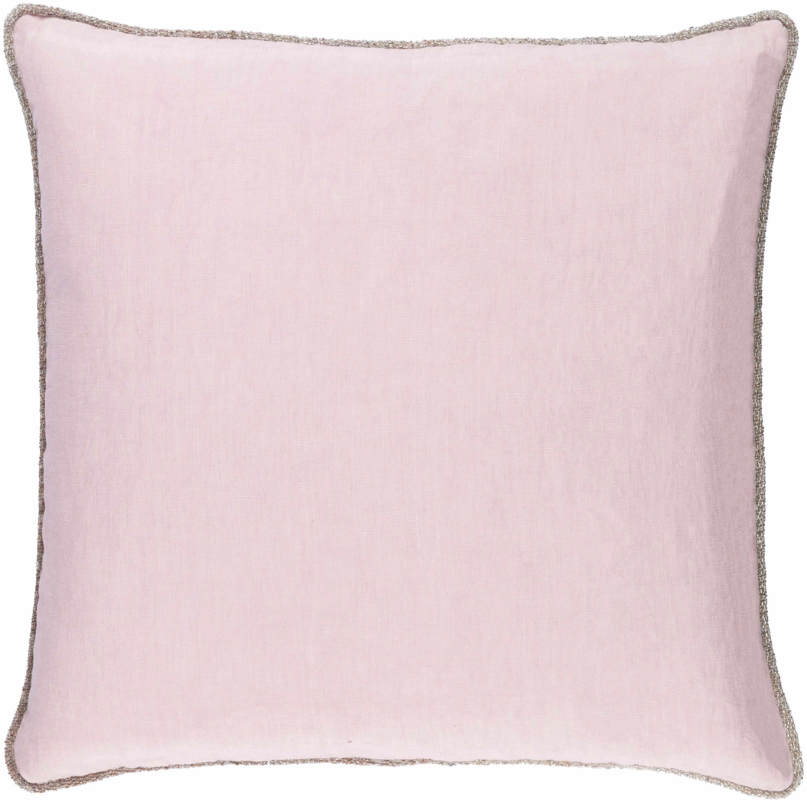 Kingskerswell Soft Mauve Solid Throw Pillow - Clearance - PRHOMZ