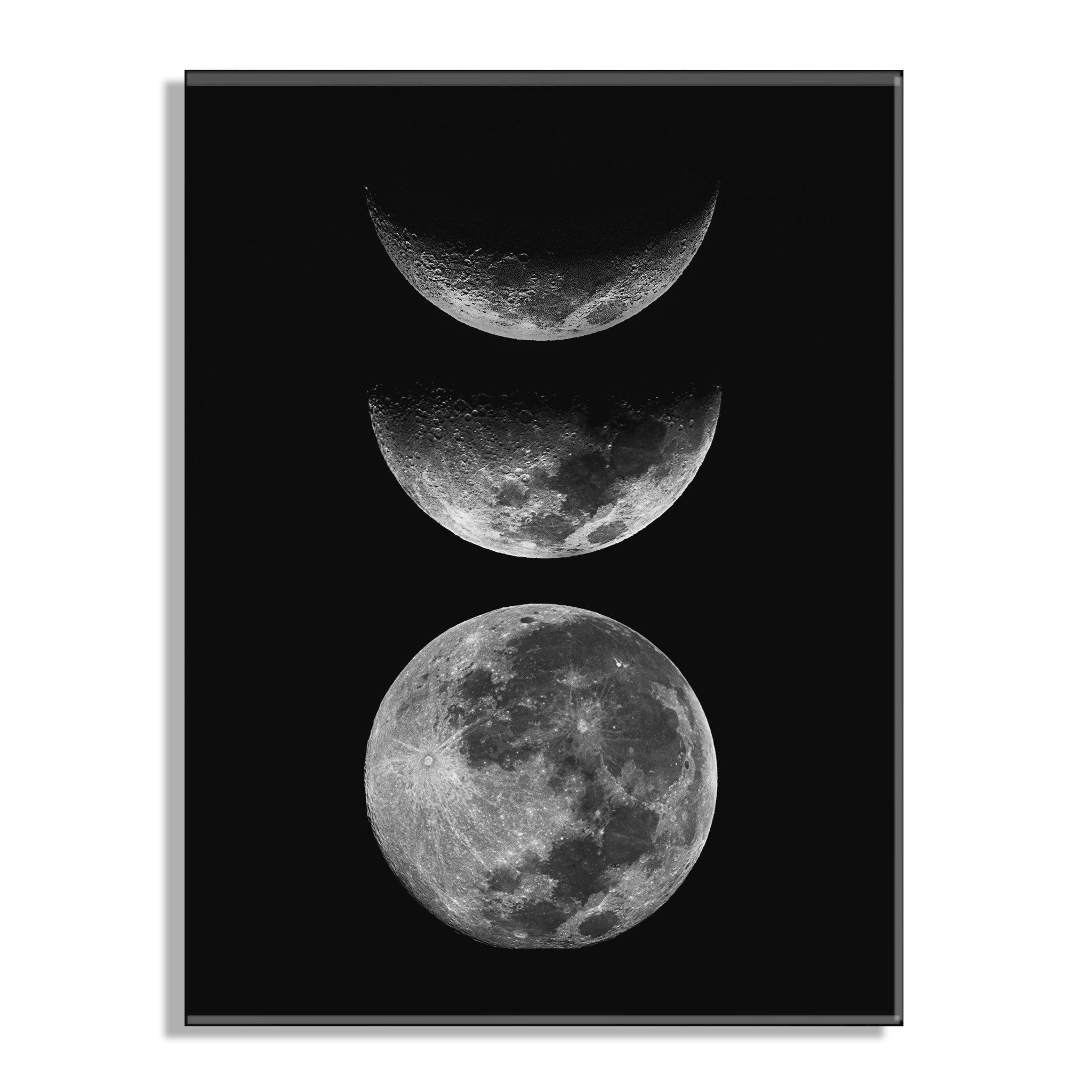 Mod Moon It’s Just a Phase Floating Acrylic Art by The Creative Bunch Studio