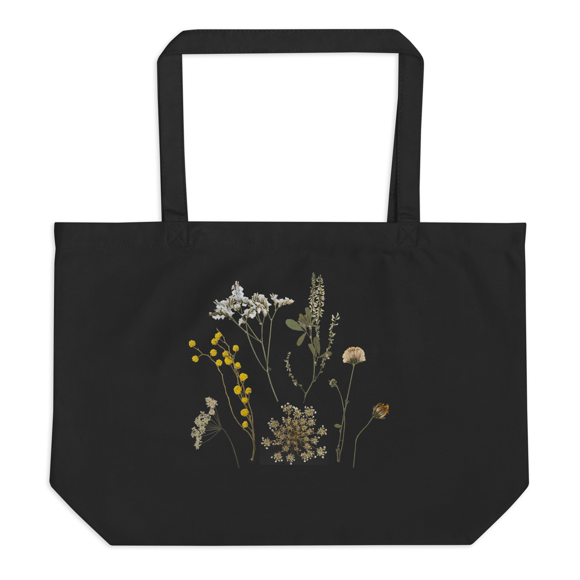 Large organic tote bag Design by HadiArts-0