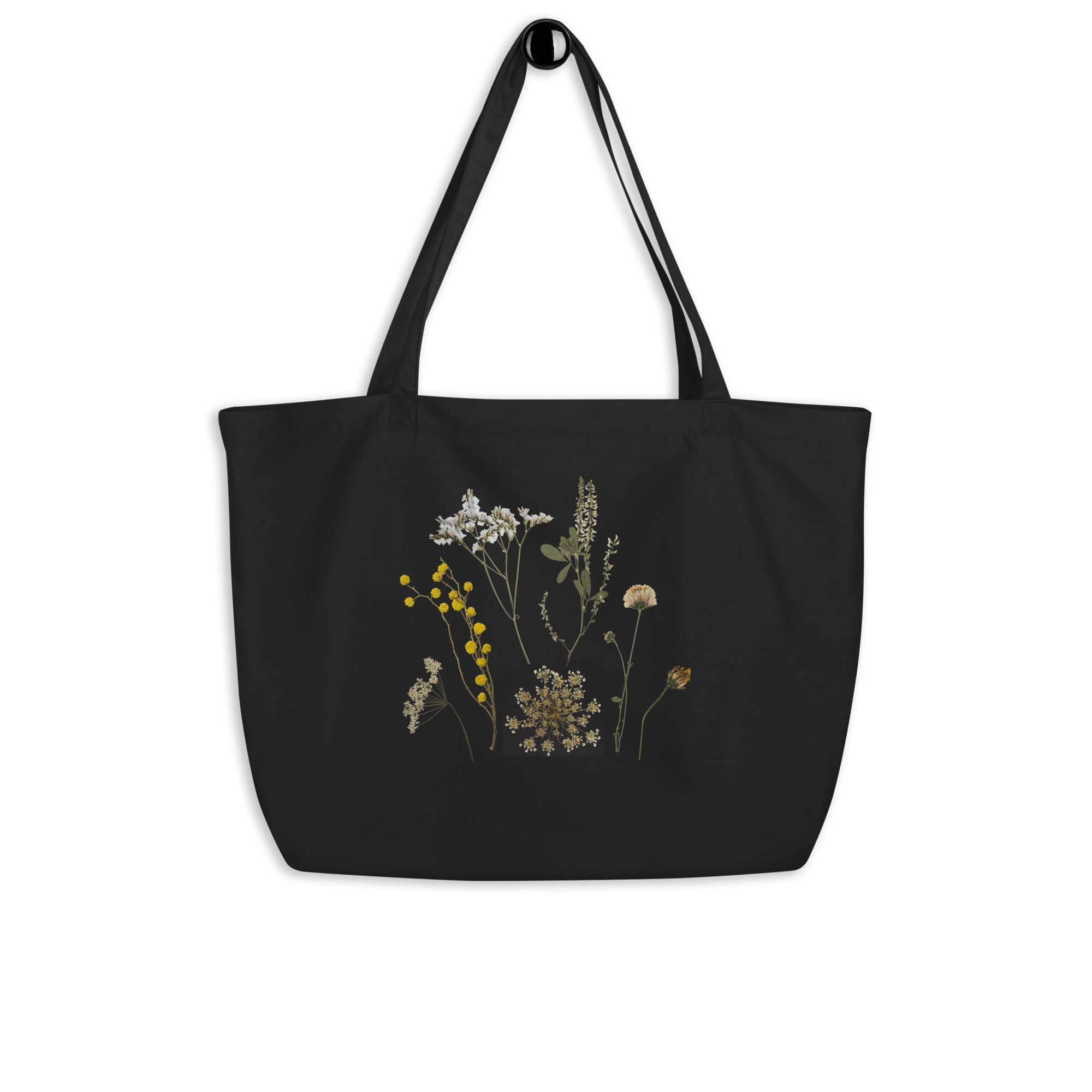 Large organic tote bag Design by HadiArts-6