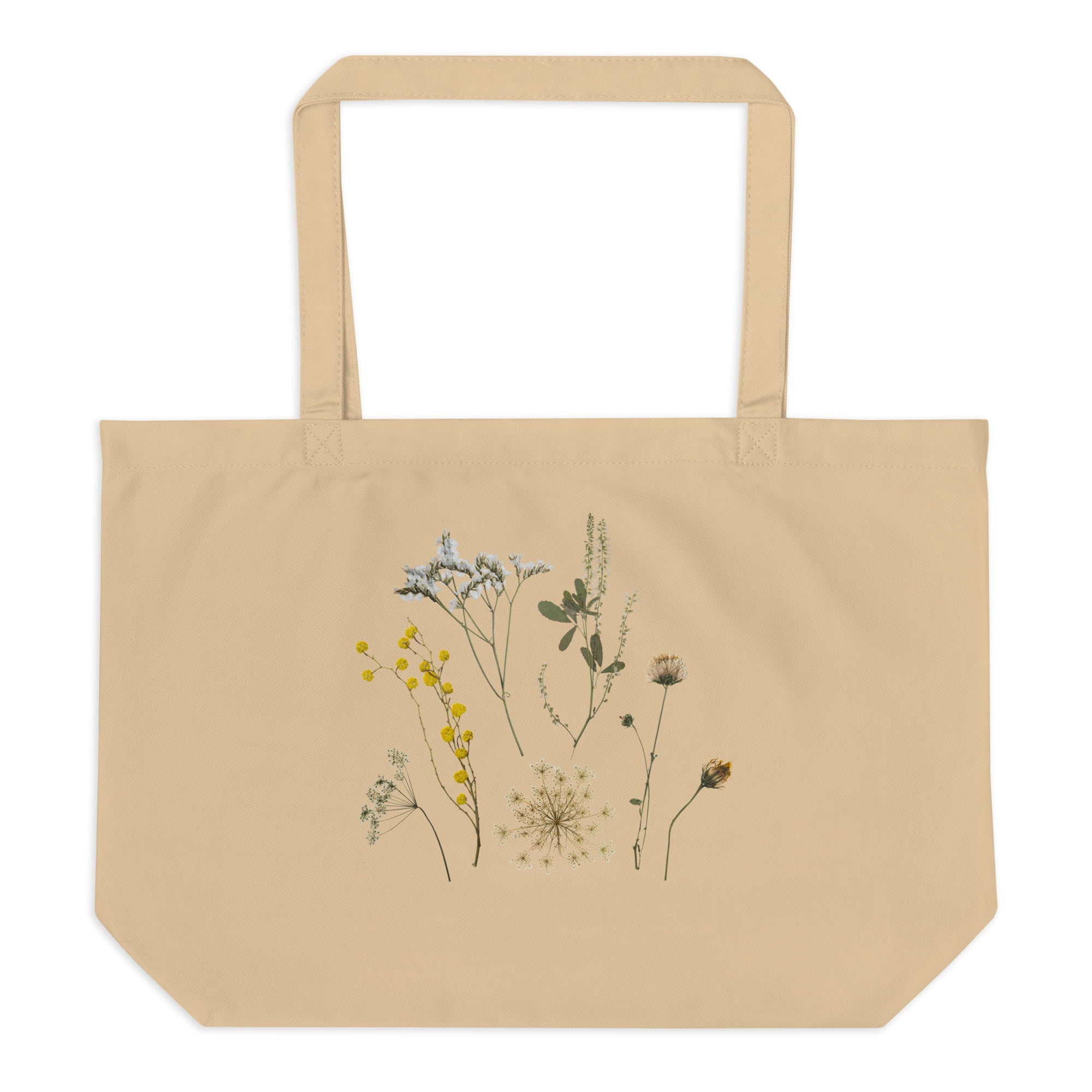 Large organic tote bag Design by HadiArts-10