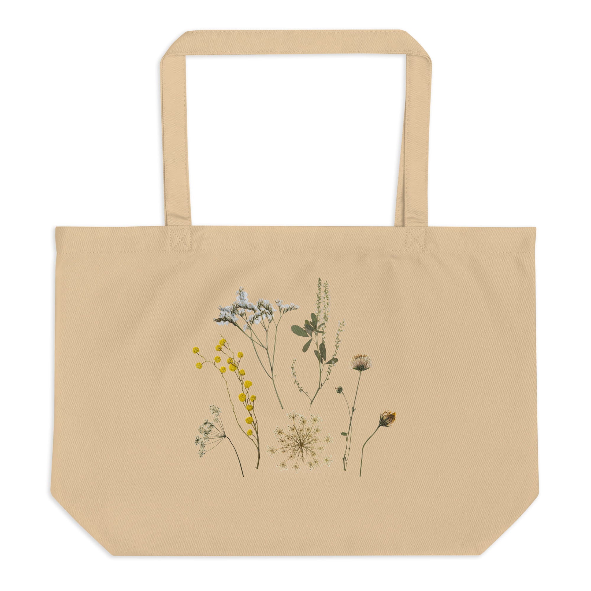 Large organic tote bag Design by HadiArts-9