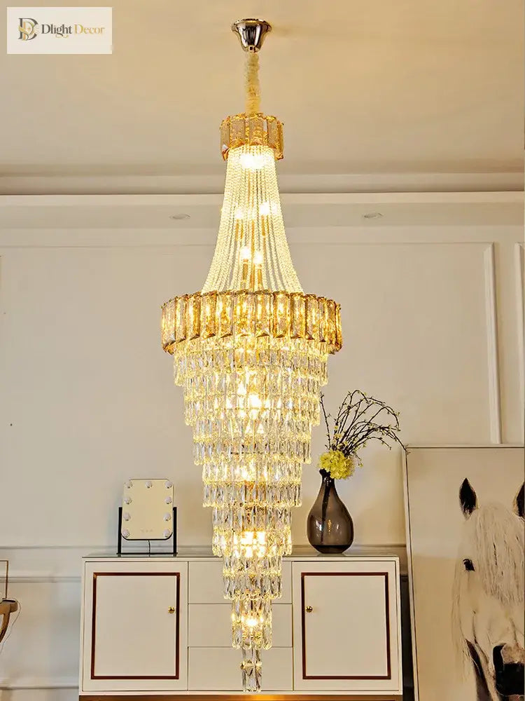 Large LED Modern Chandelier | Hallway & Entry Lighting