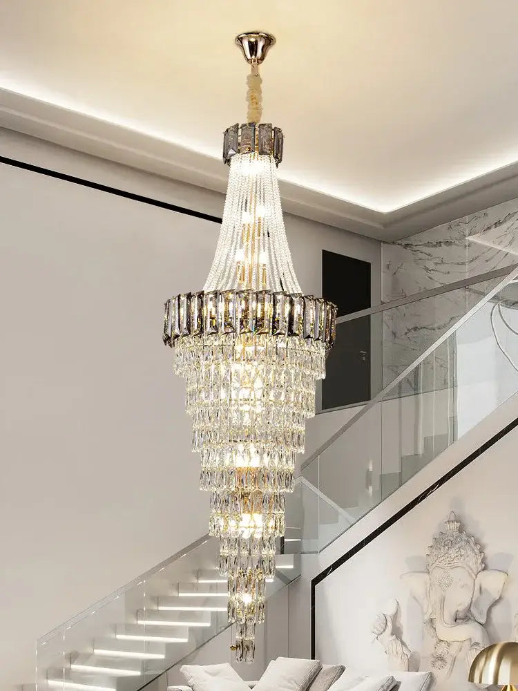 Large LED Modern Chandelier | Hallway & Entry Lighting