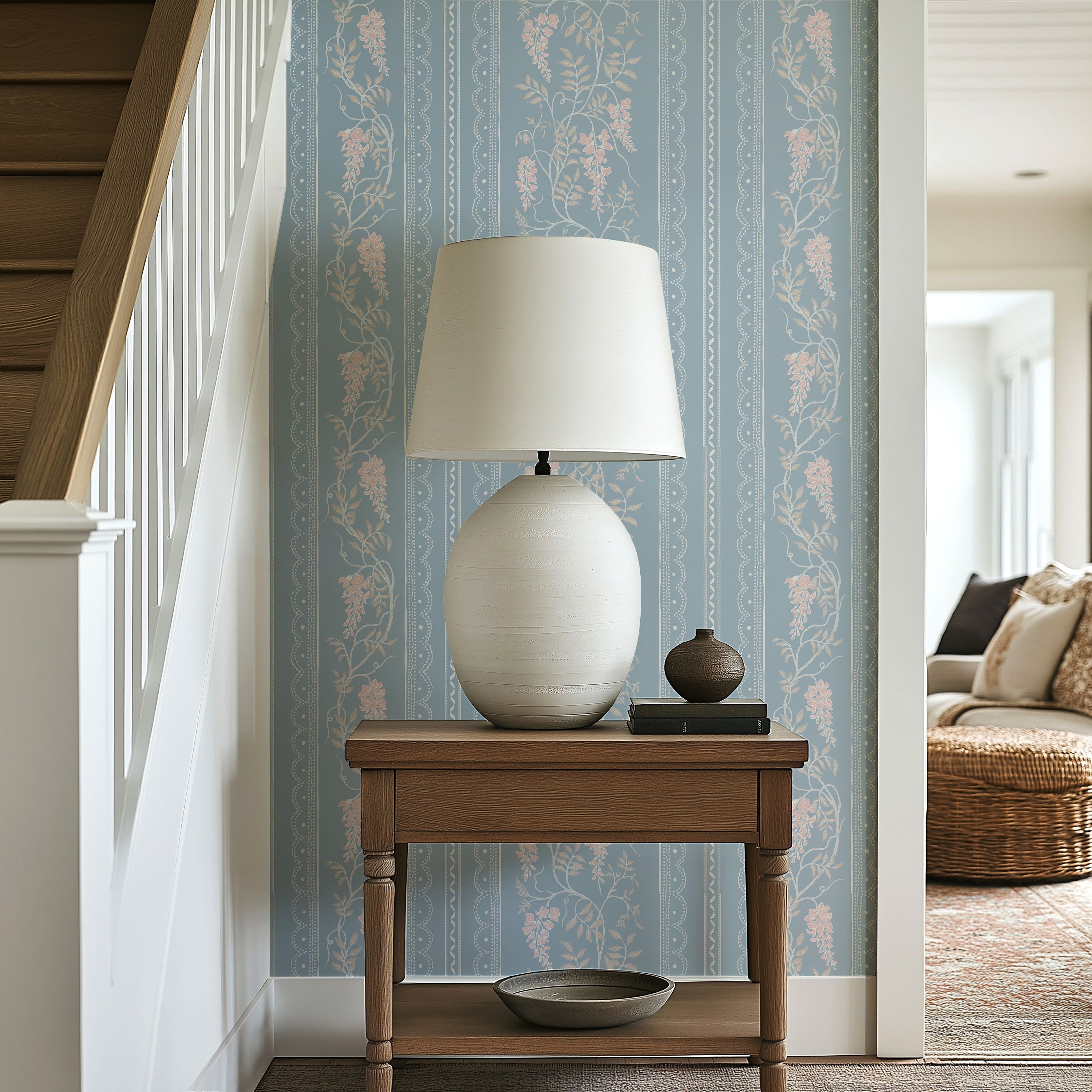 Loretta Wallpaper by The Bright Leaf Design