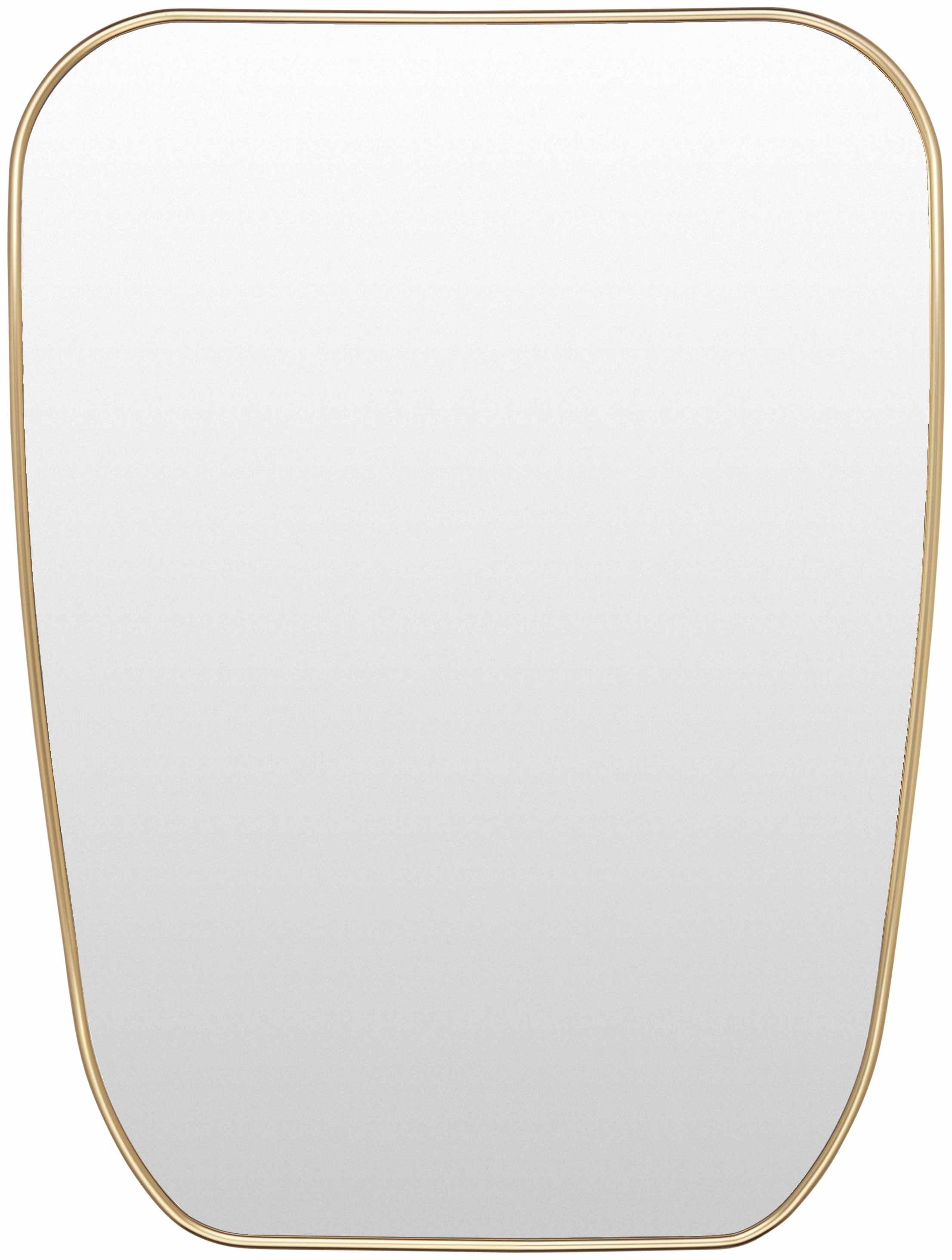 Orbassano Gold Frame Round Mirror-0
