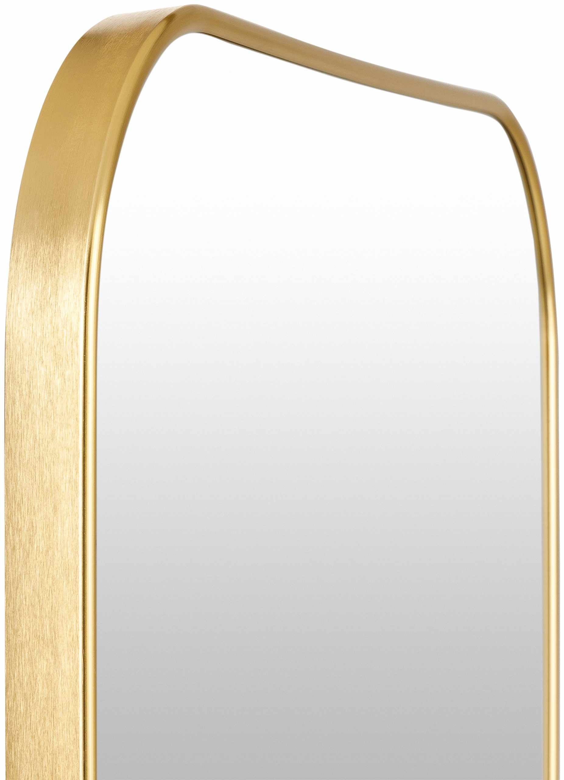 Orbassano Gold Frame Round Mirror-3