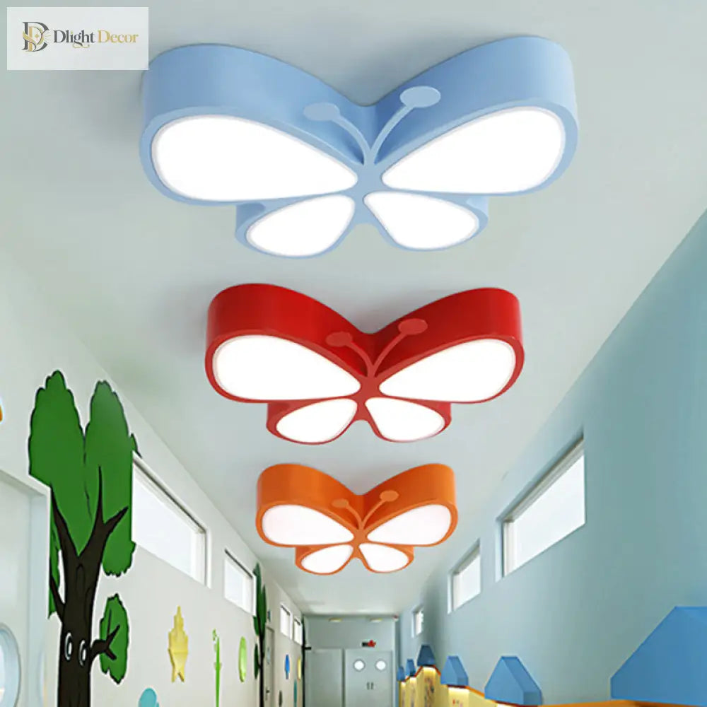 LED Acrylic Flush Mount Light | Modern Bedroom Lighting