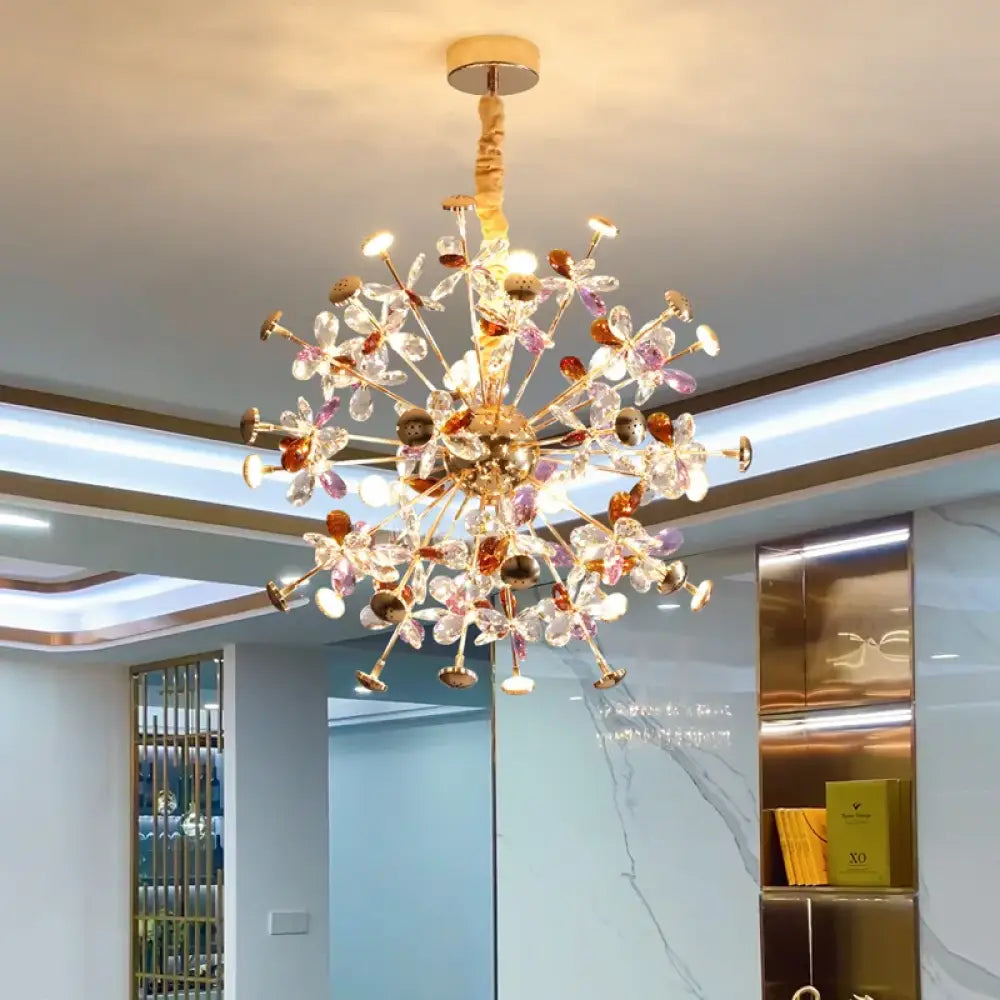 LED Crystal Chandelier | Modern Dining Room Lighting