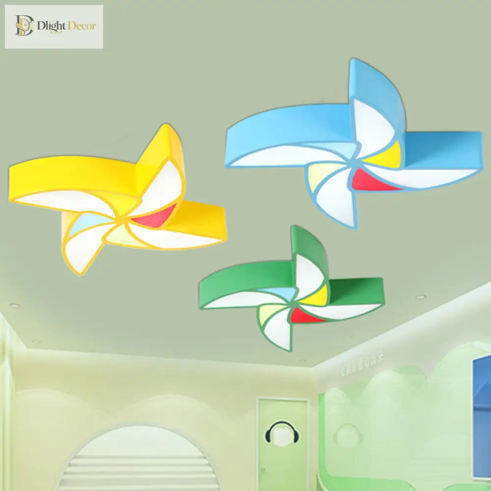 LED Minimalist Flush Mount Light | Kids' Room Lighting