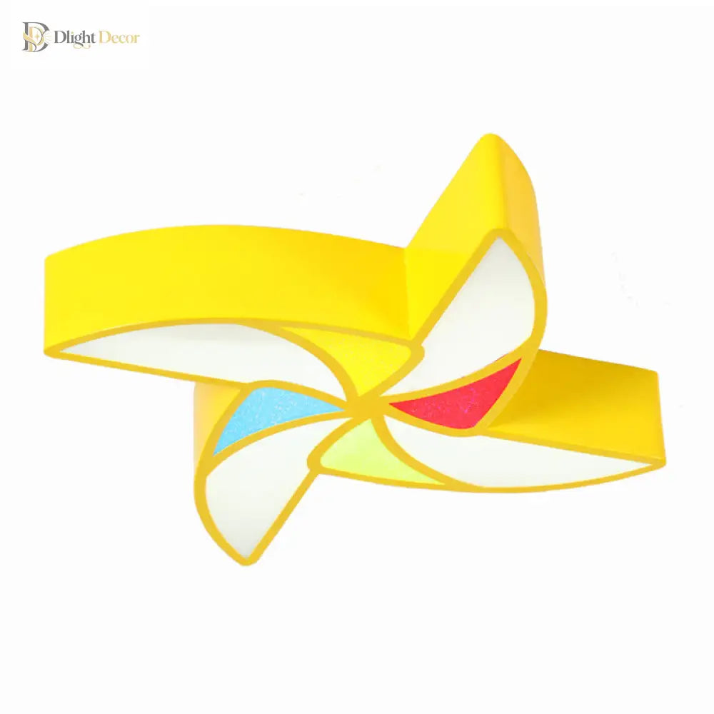 LED Minimalist Flush Mount Light | Kids' Room Lighting