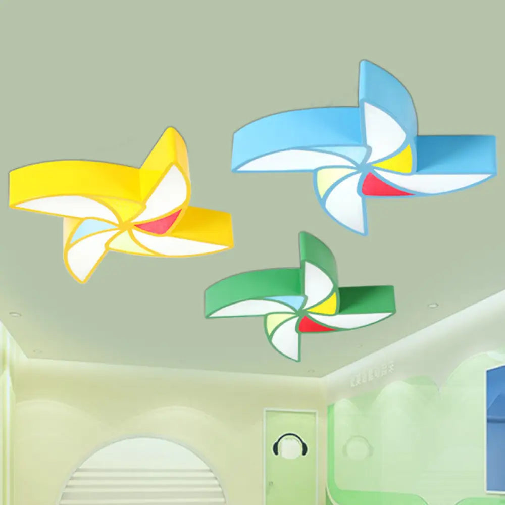 LED Minimalist Flush Mount Light | Kids' Room Lighting
