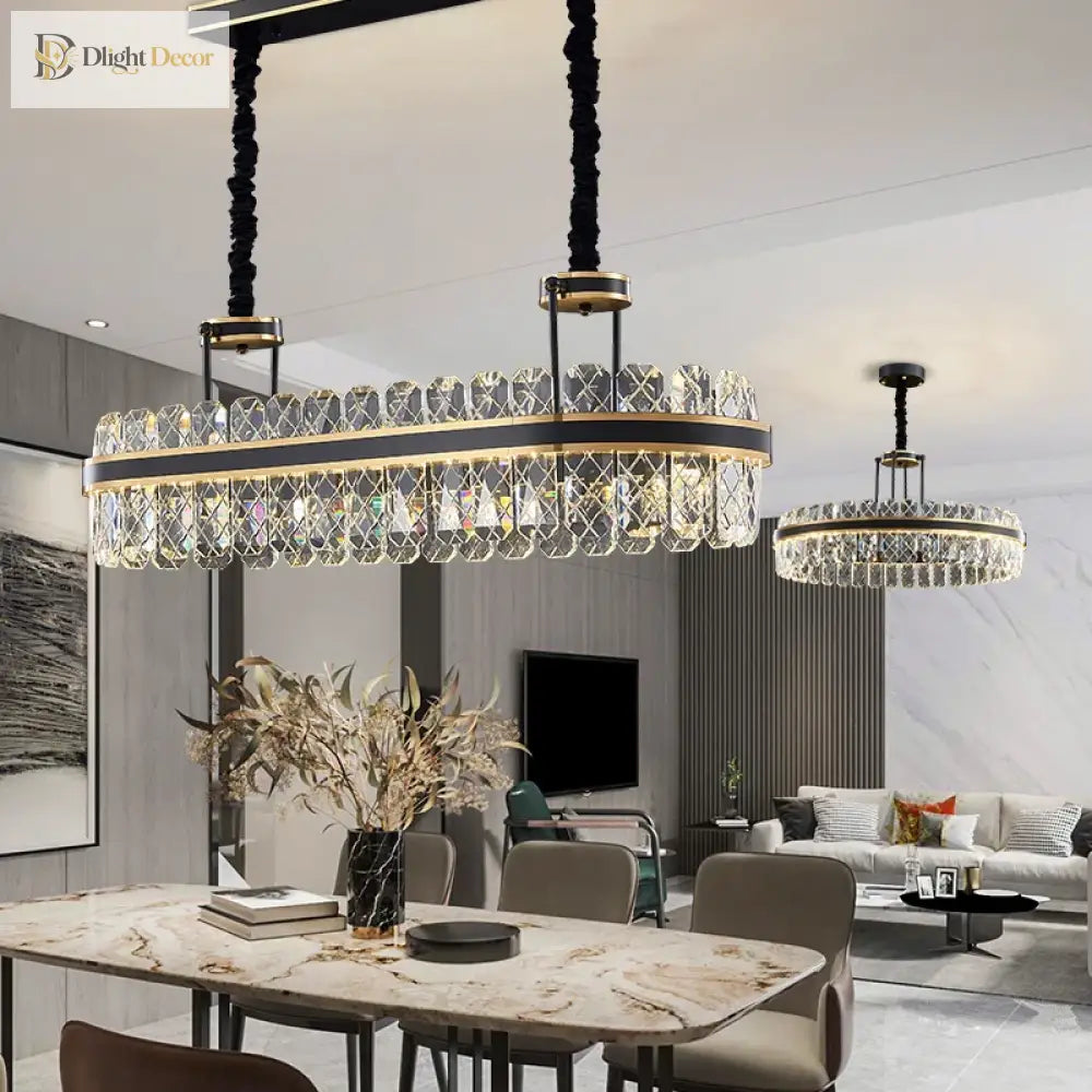 LED Minimalist Modern Chandelier | Dining Room Home Lighting