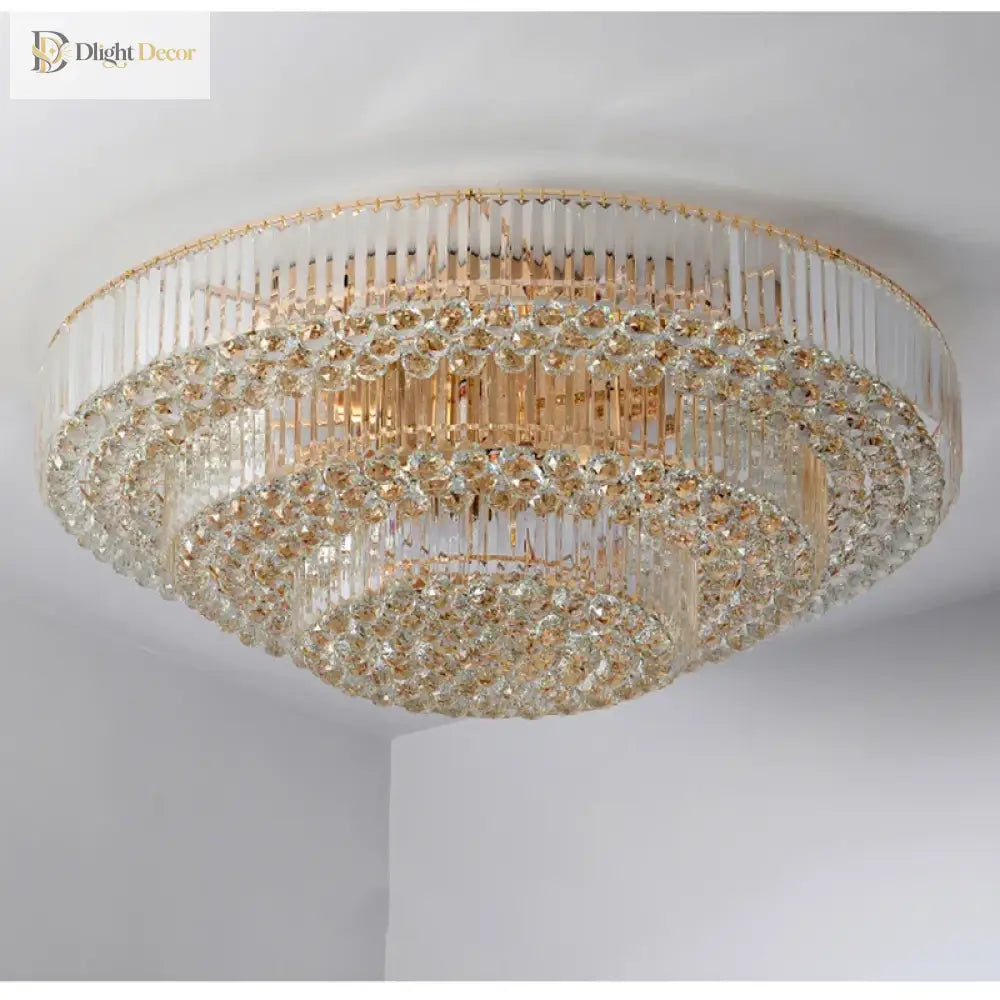 LED Modern Crystal Ceiling Light | Dining Room Lighting