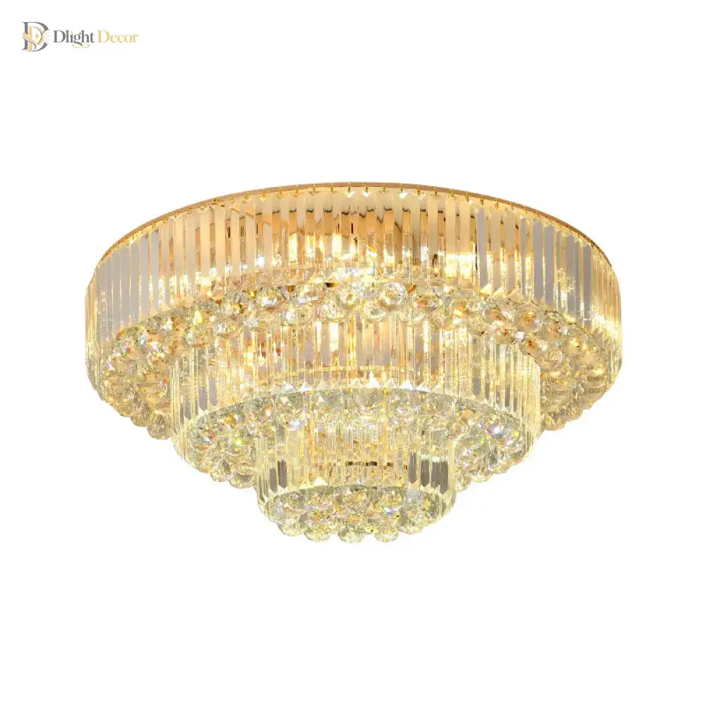 LED Modern Crystal Ceiling Light | Dining Room Lighting