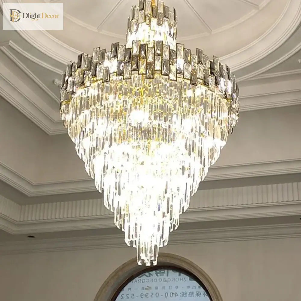 LED Modern Crystal Chandelier | Hotel & Villa Lighting